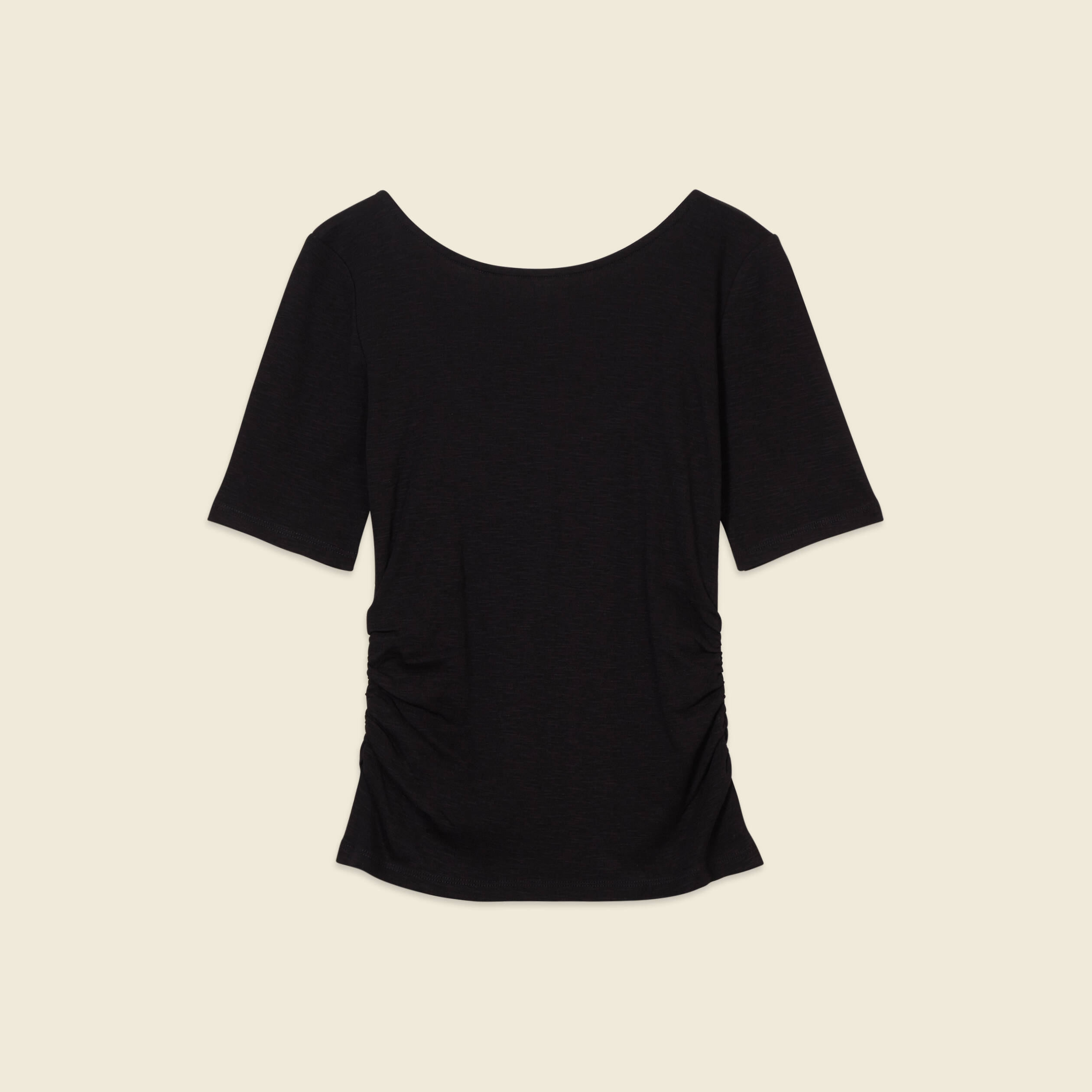 t shirt manches courtes noir femme T-shirt manches courtes noir femme