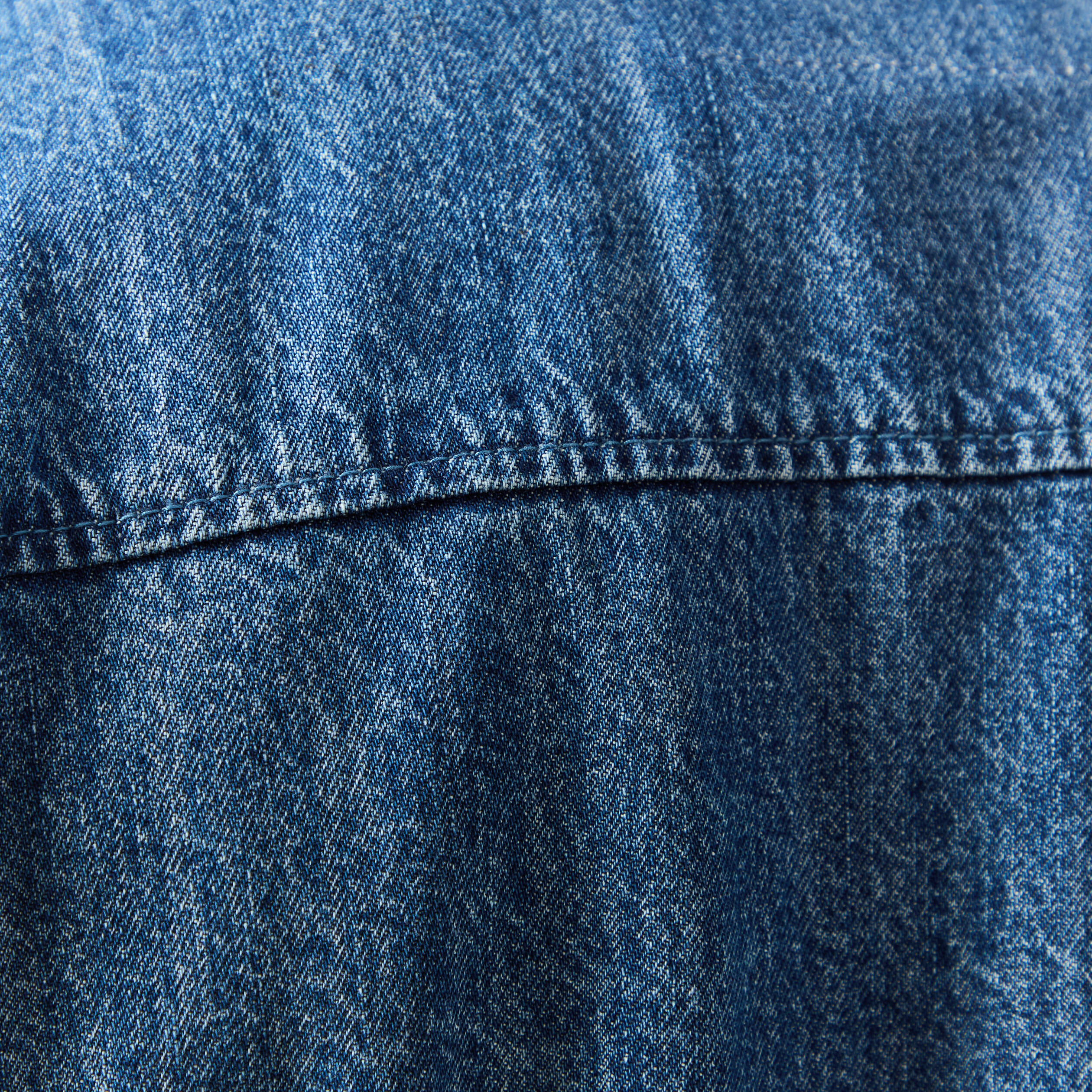 Blouson en jeans manches longues denim double stone homme