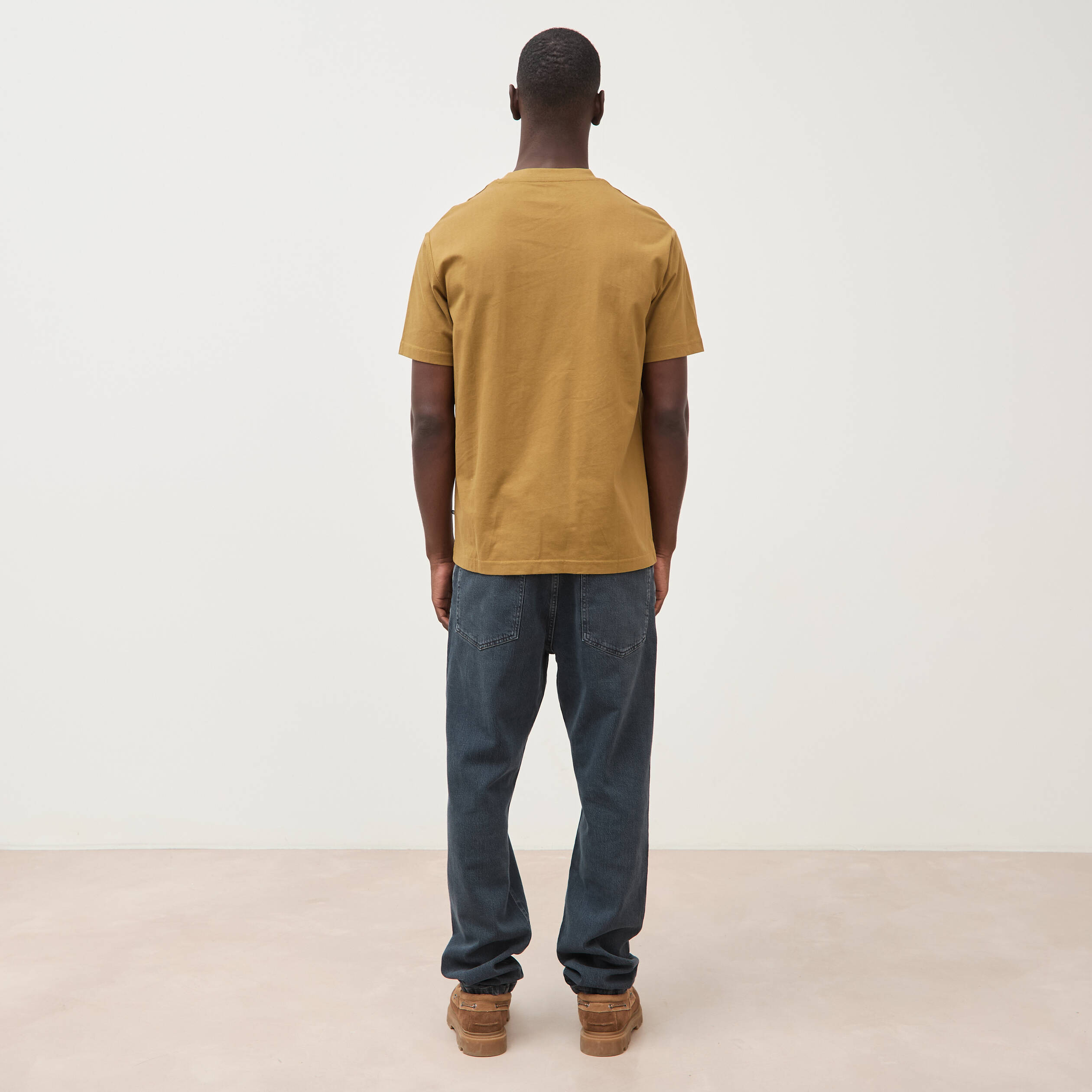 T-shirt en coton camel homme
