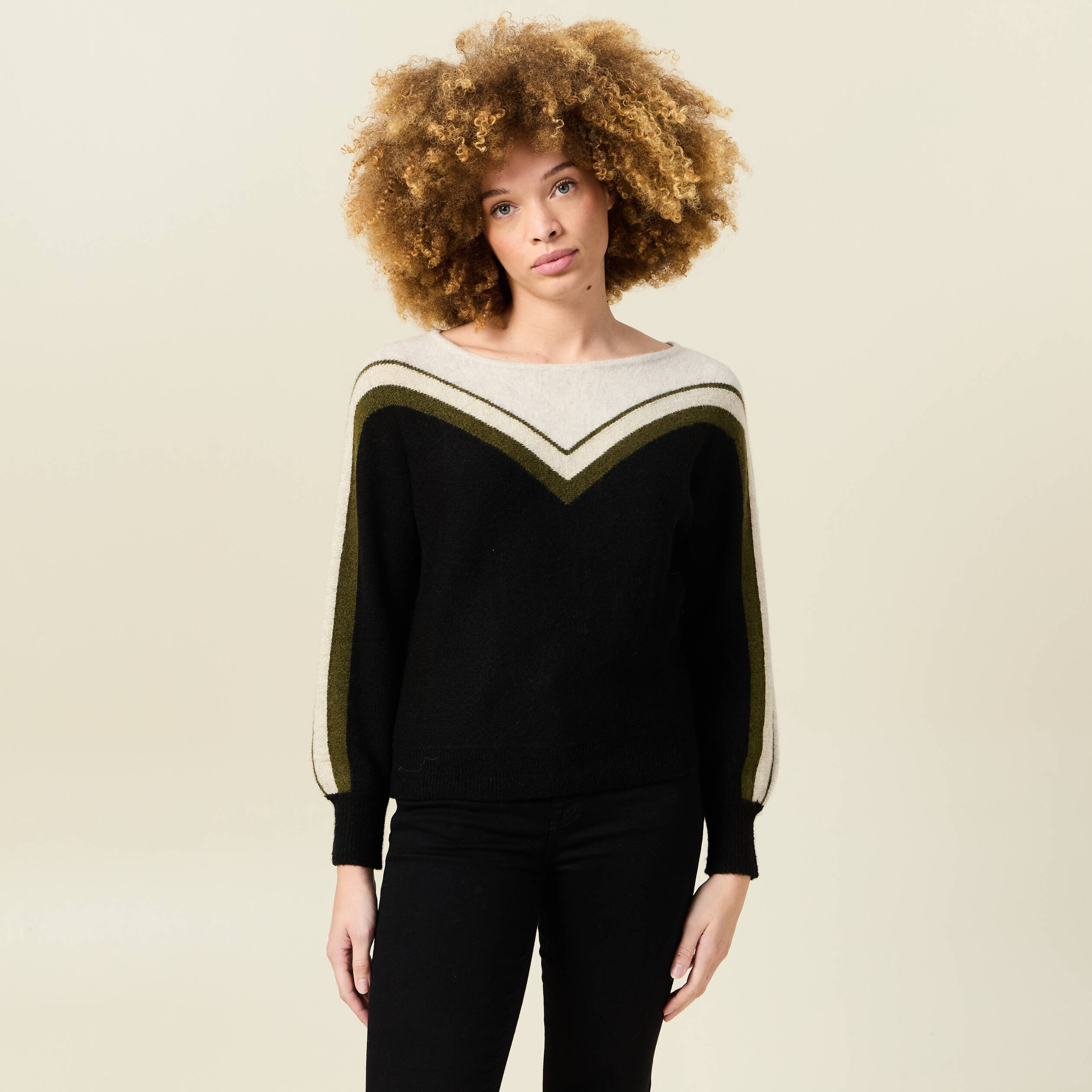 pull manches longues ecru femme Pull manches longues ecru femme