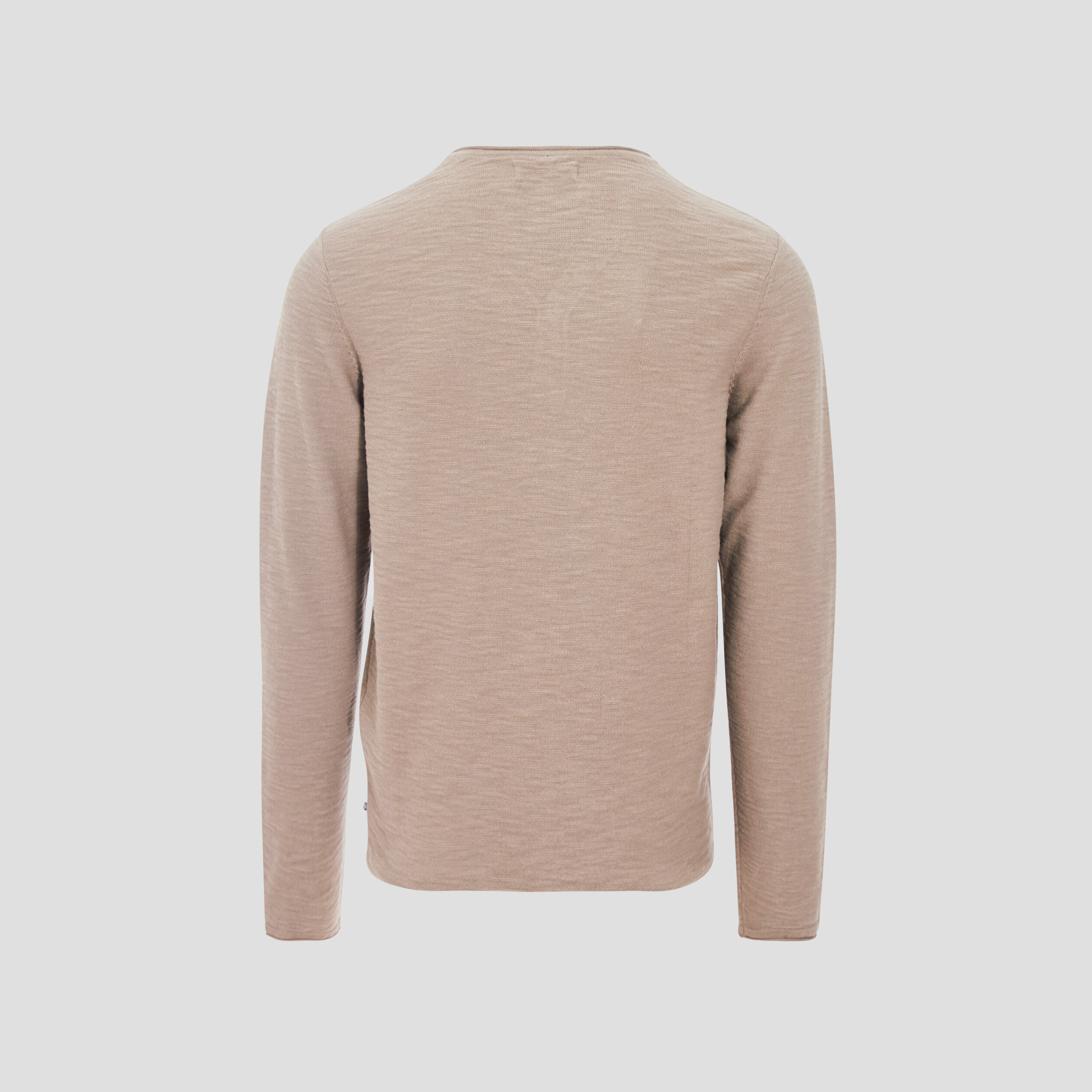 Pull manches longues vert kaki homme