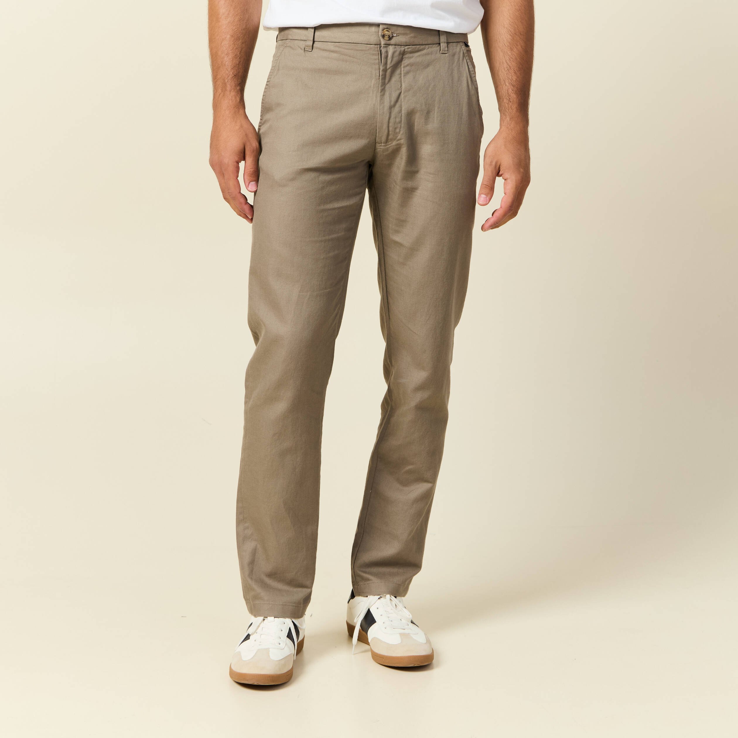 pantalon chino sable homme Pantalon chino sable homme
