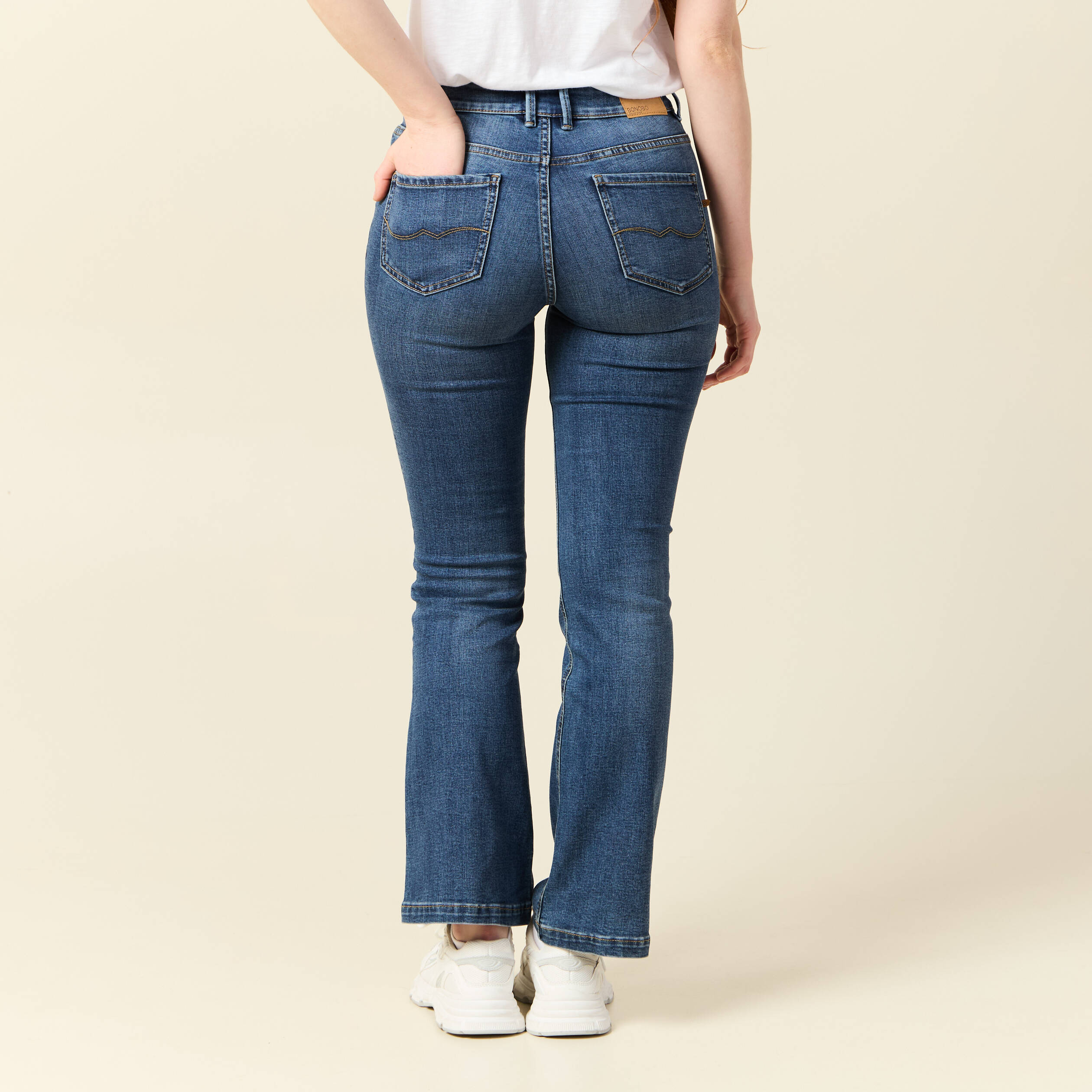 jeans bootcut denim stone femme Jeans bootcut denim stone femme