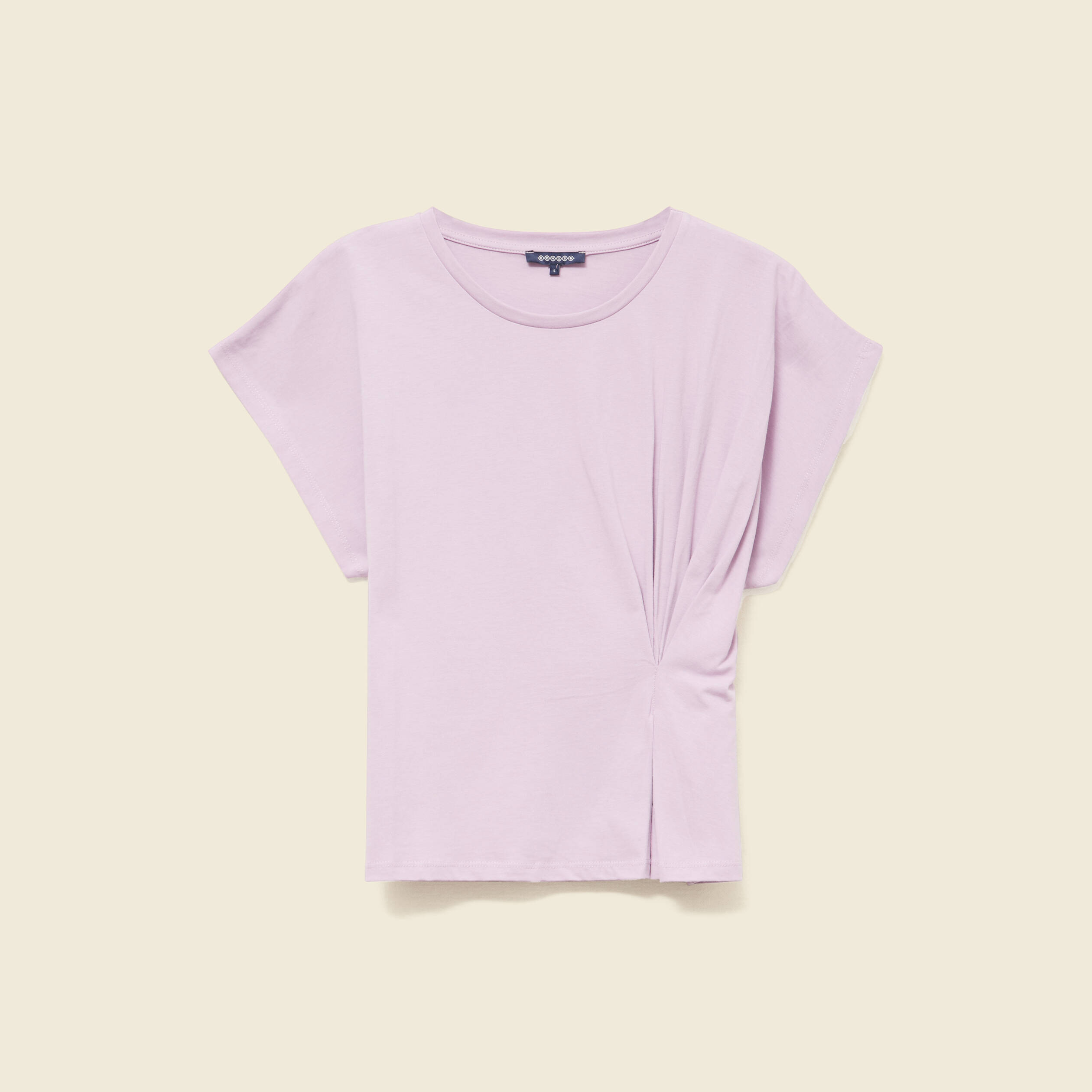 t shirt manches courtes mauve femme T-shirt manches courtes mauve femme