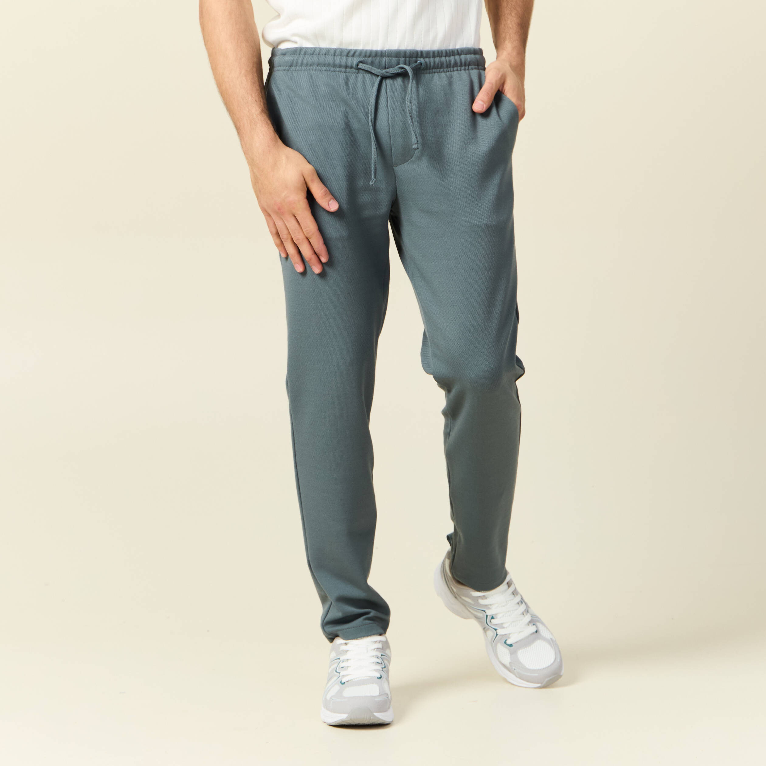 Pantalon chino jogger vert foncé homme Bonobo