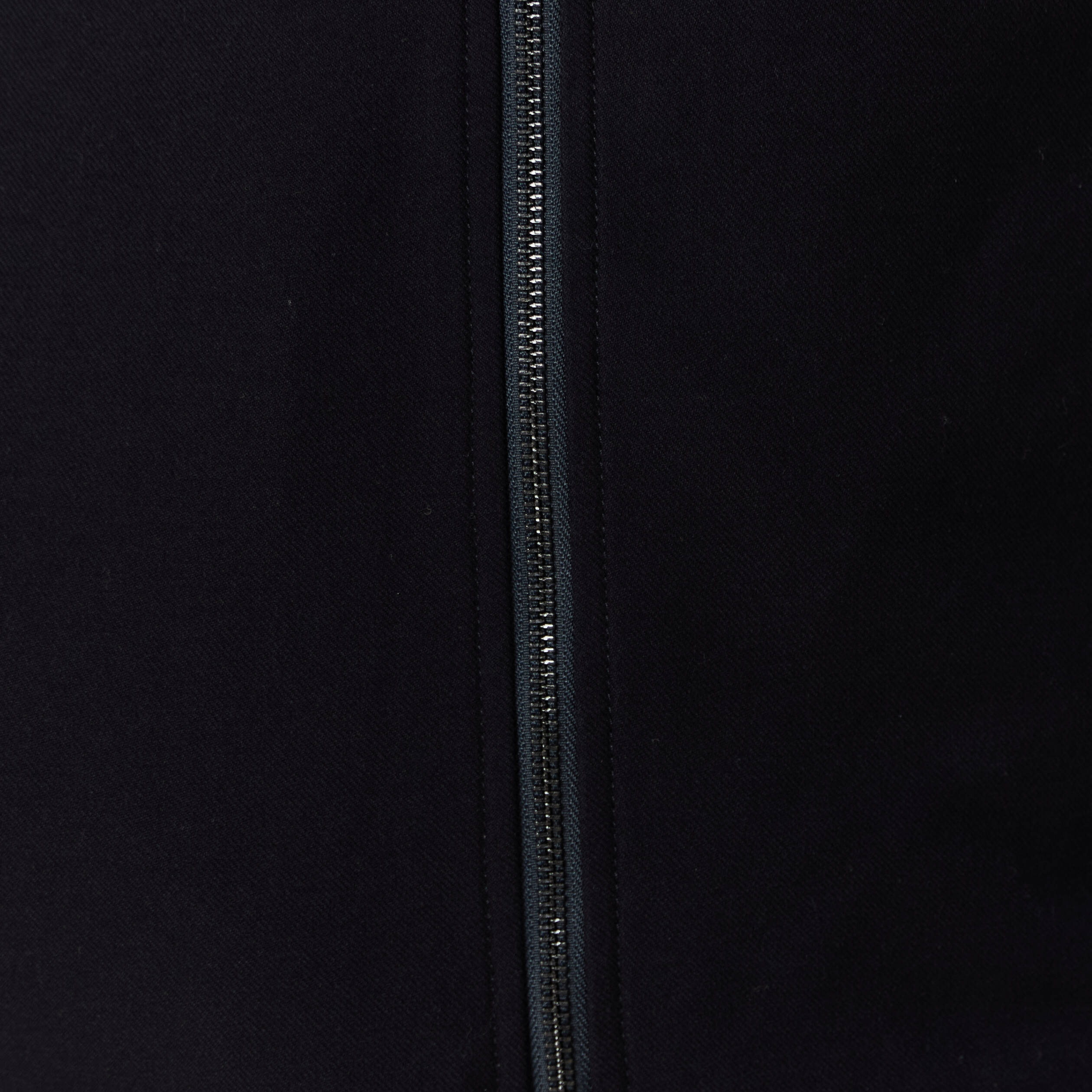 Blouson col aviateur zipp&eacute; bleu marine homme