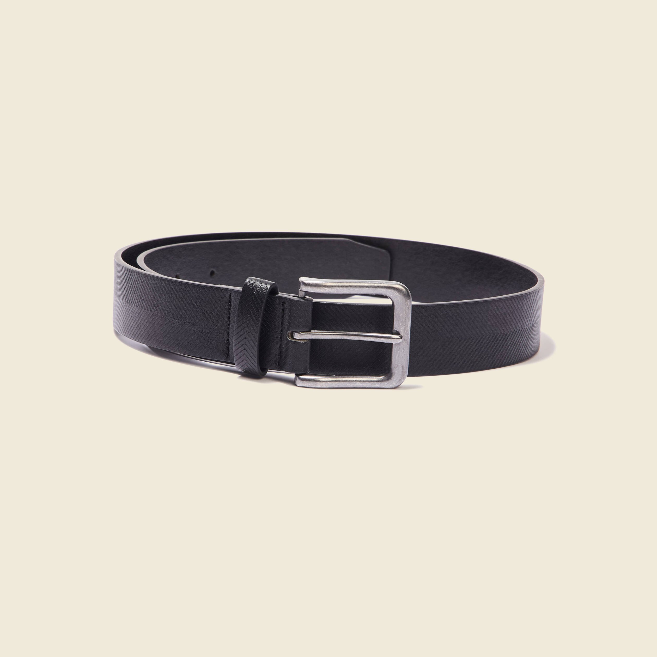 ceinture embossee noir homme Ceinture embossée noir homme