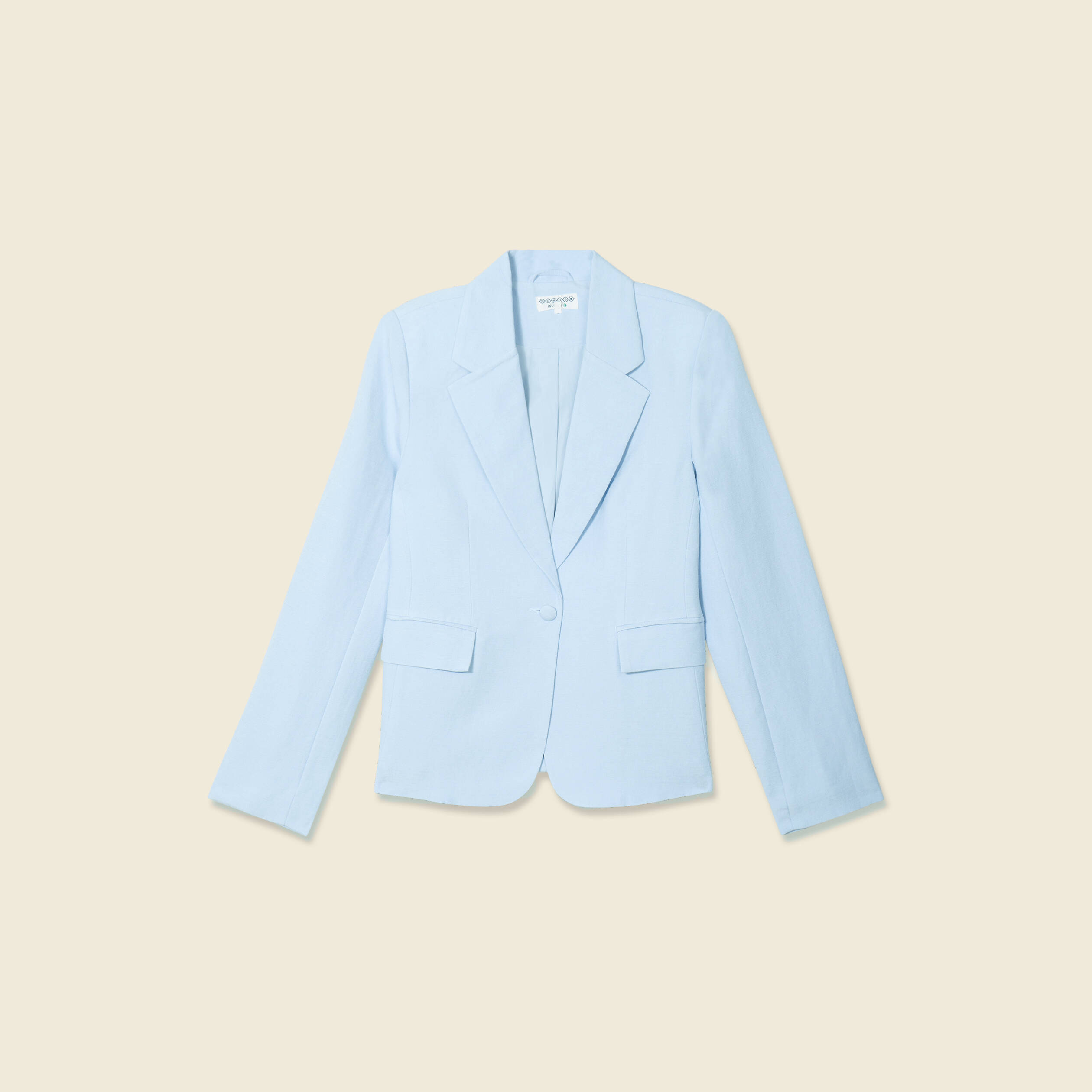 veste esprit blazer bleu clair femme Veste esprit blazer bleu clair femme