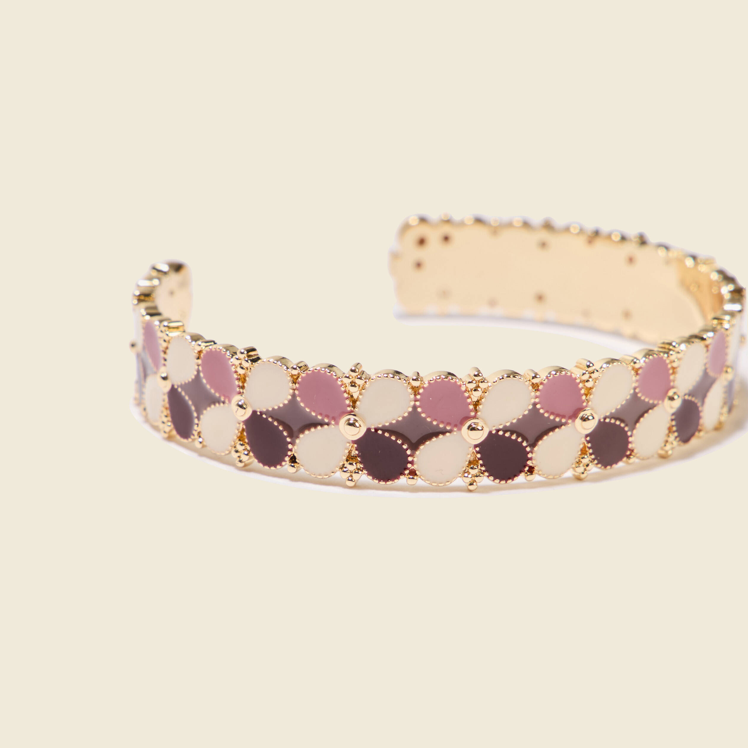 Braceletin vieux rose femme