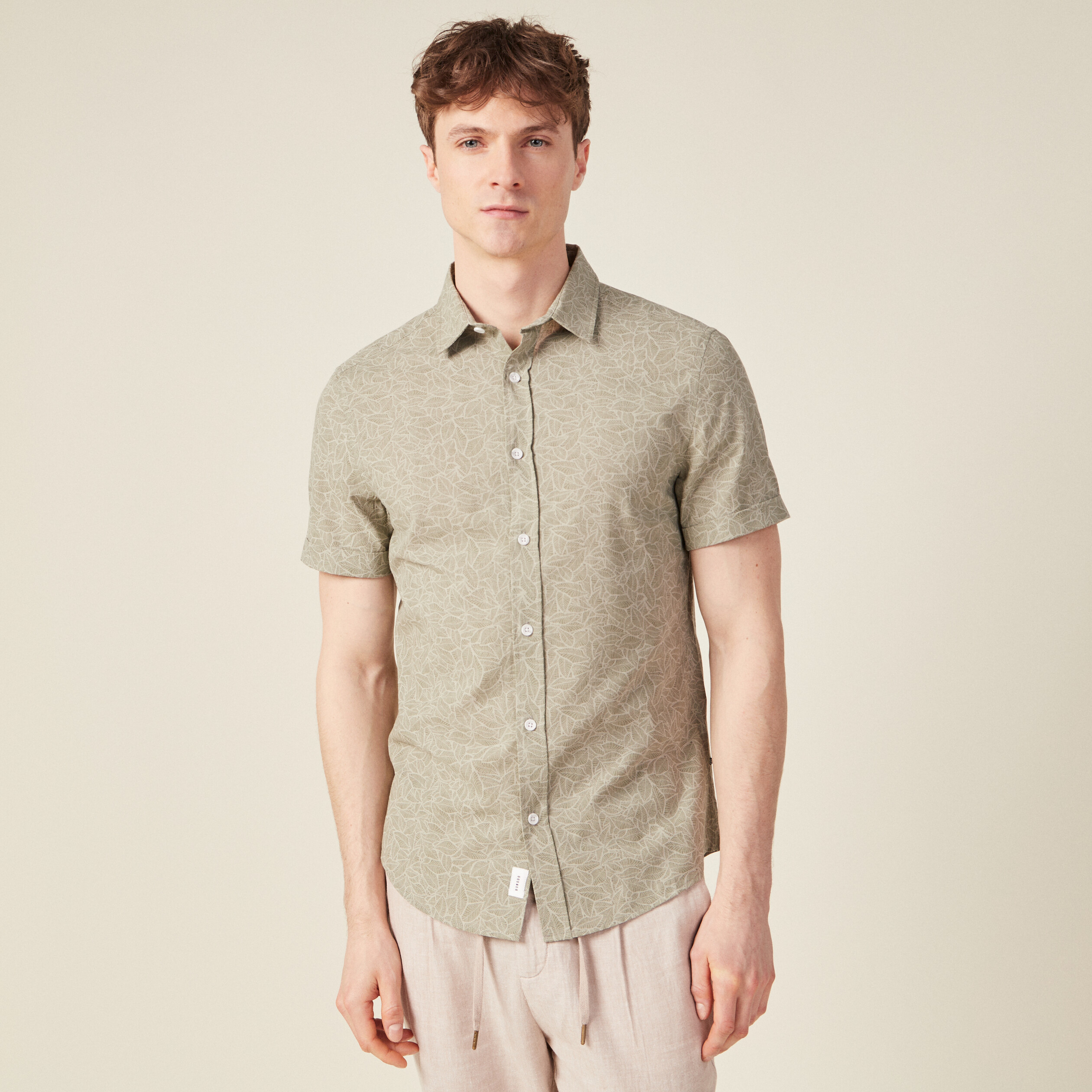 Chemise kaki store homme