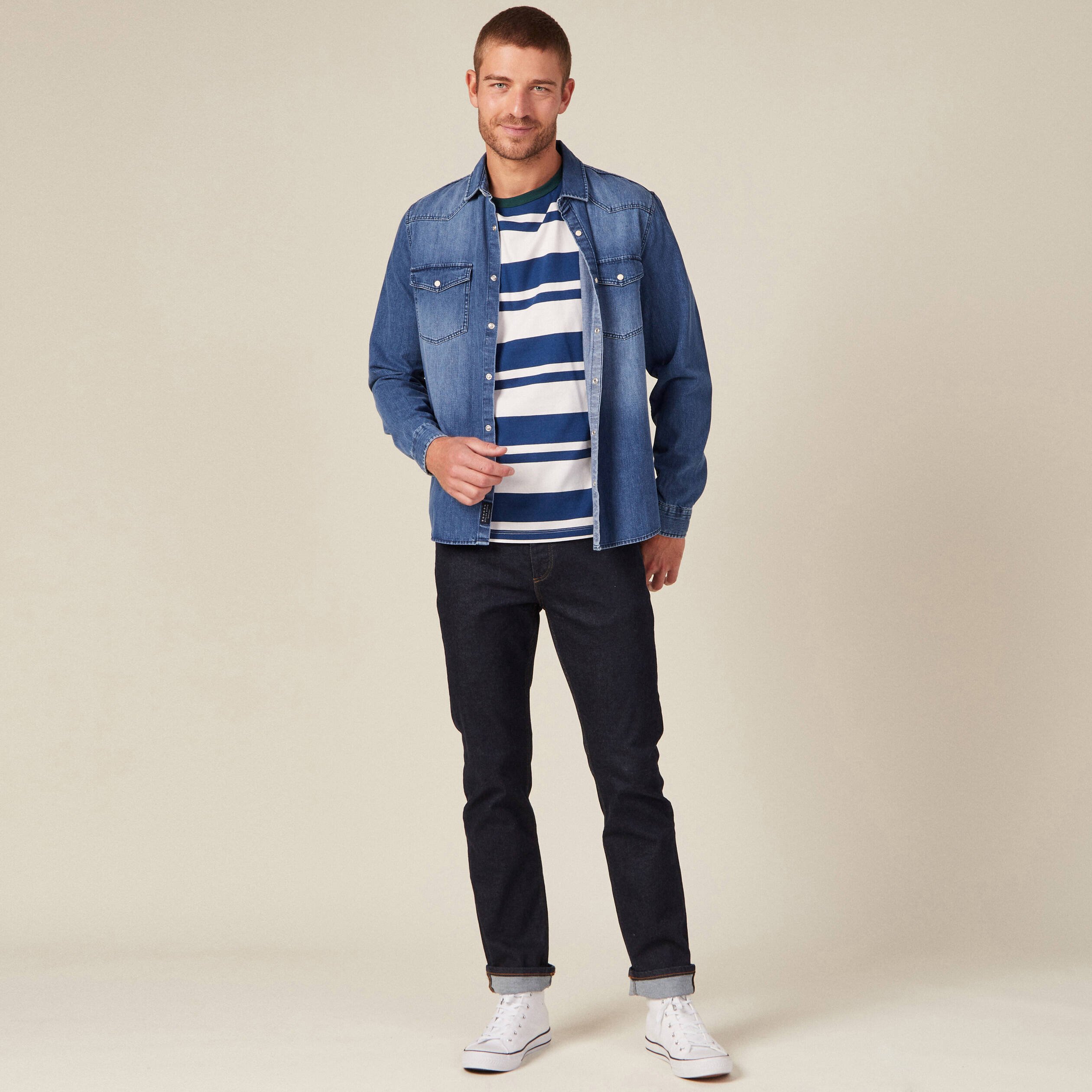 t shirt eco responsable ecru homme T-shirt éco-responsable ecru homme
