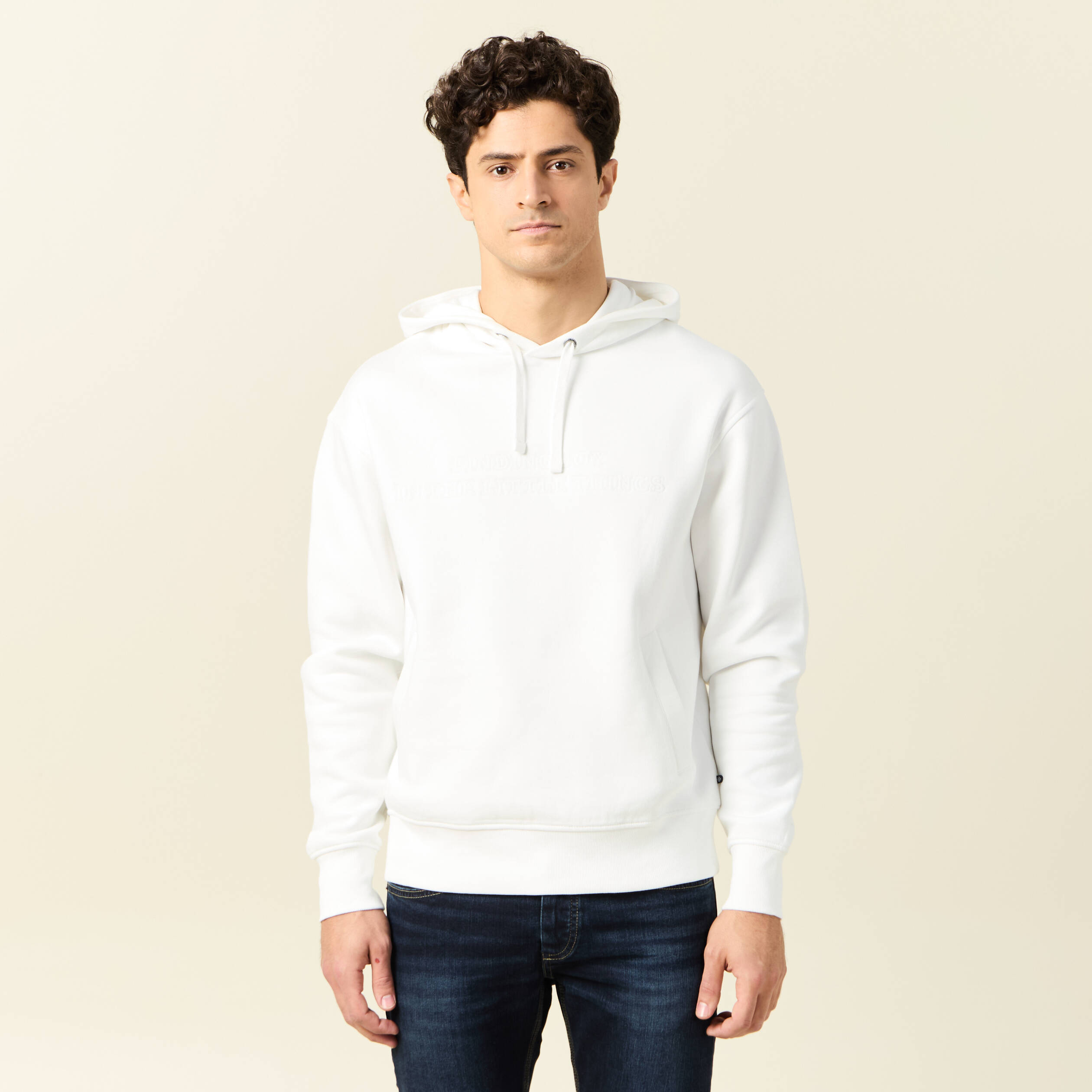sweat a capuche ecru homme Sweat à capuche ecru homme