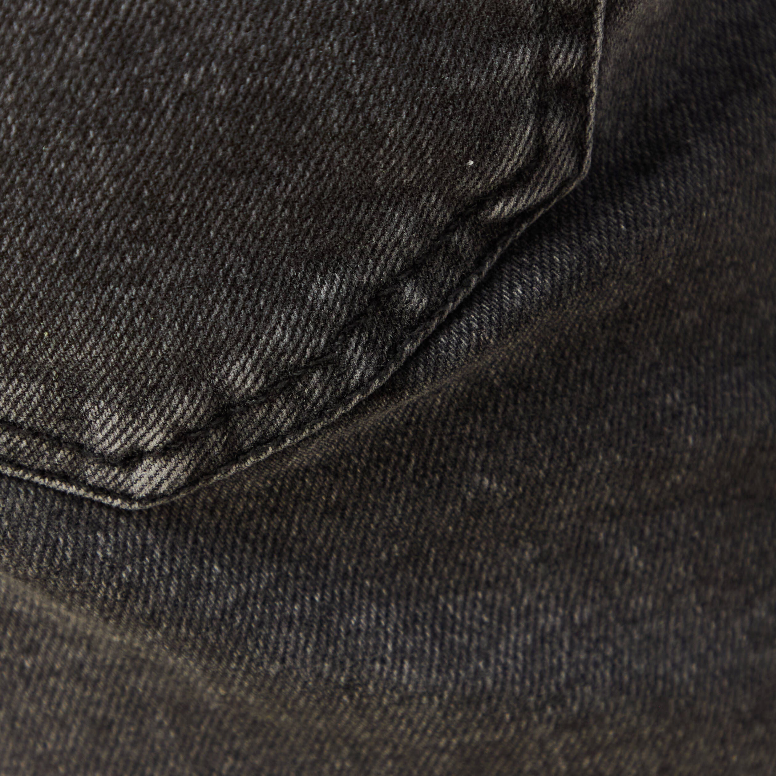 Jeans slim taille standard 7/8&egrave;me denim noir femme