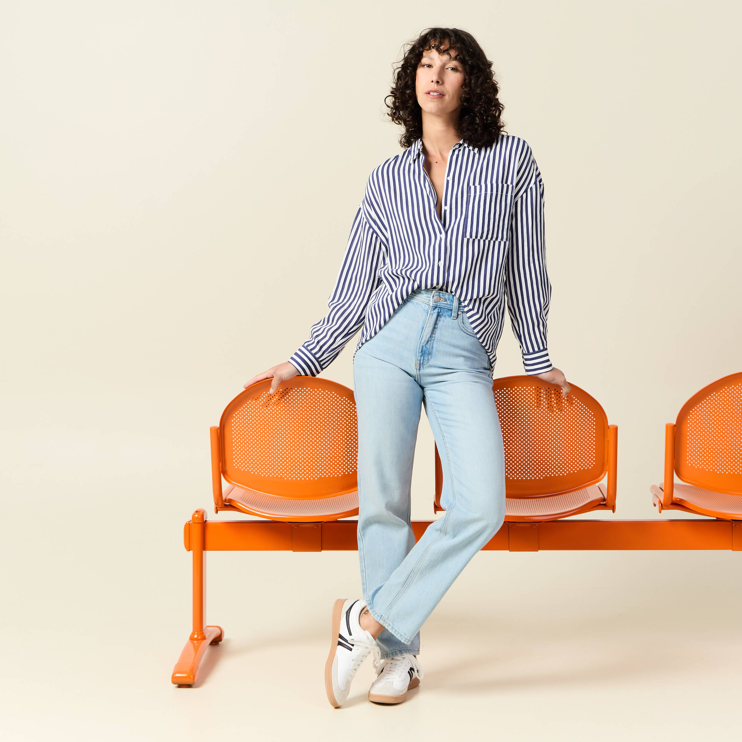 chemise manches longues bleu ciel femme Chemise manches longues bleu ciel femme