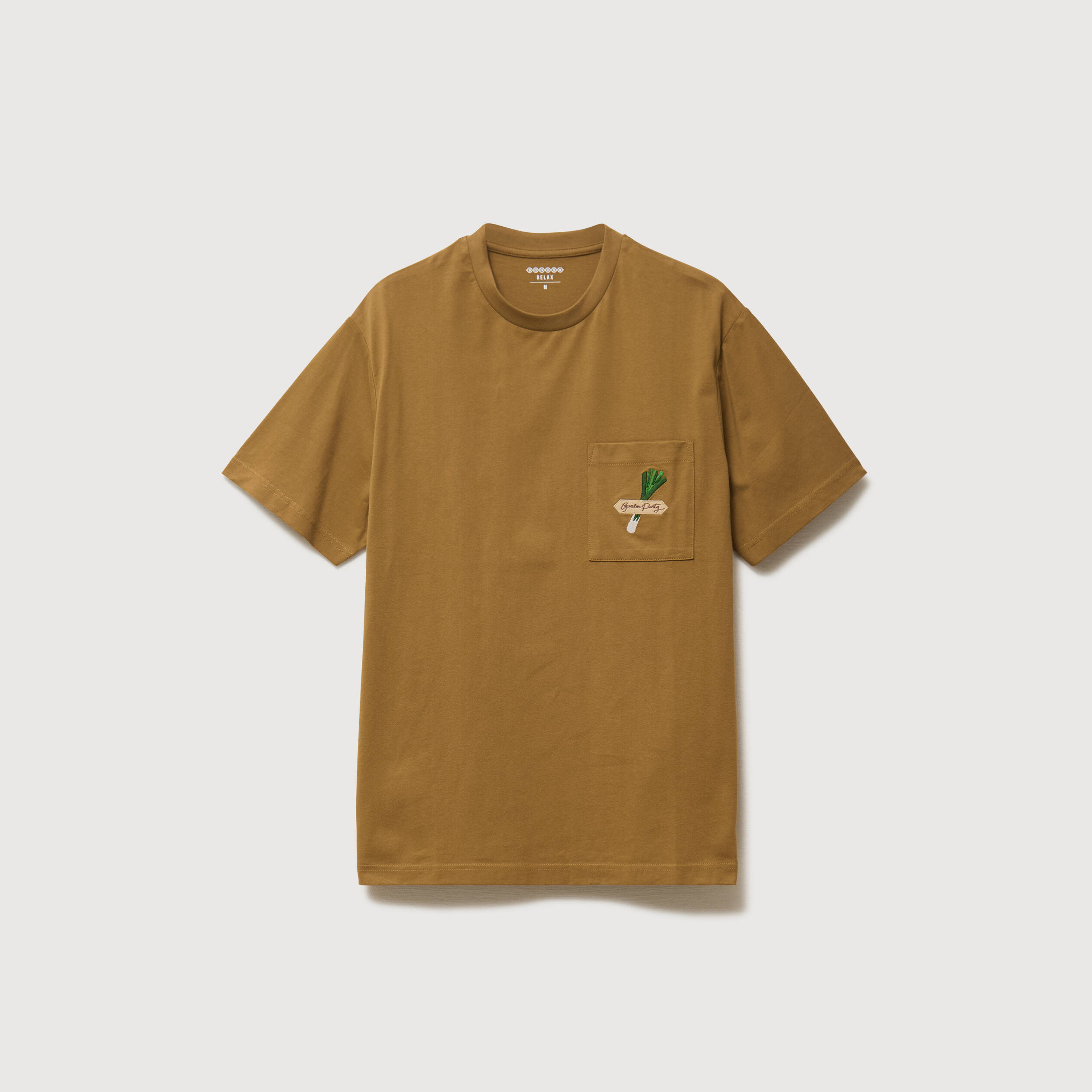 T-shirt en coton camel homme
