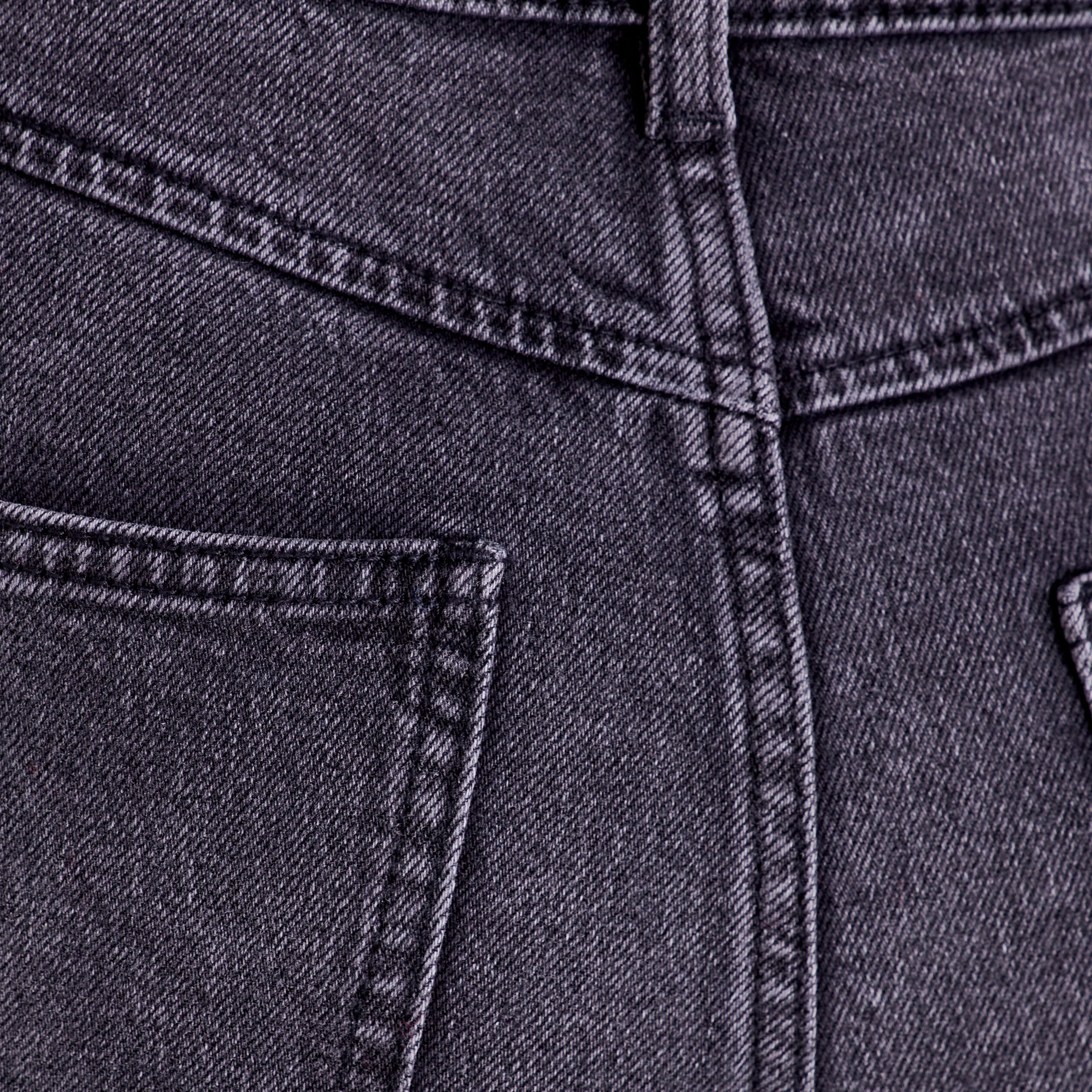 Jeans mom taille haute denim noir femme