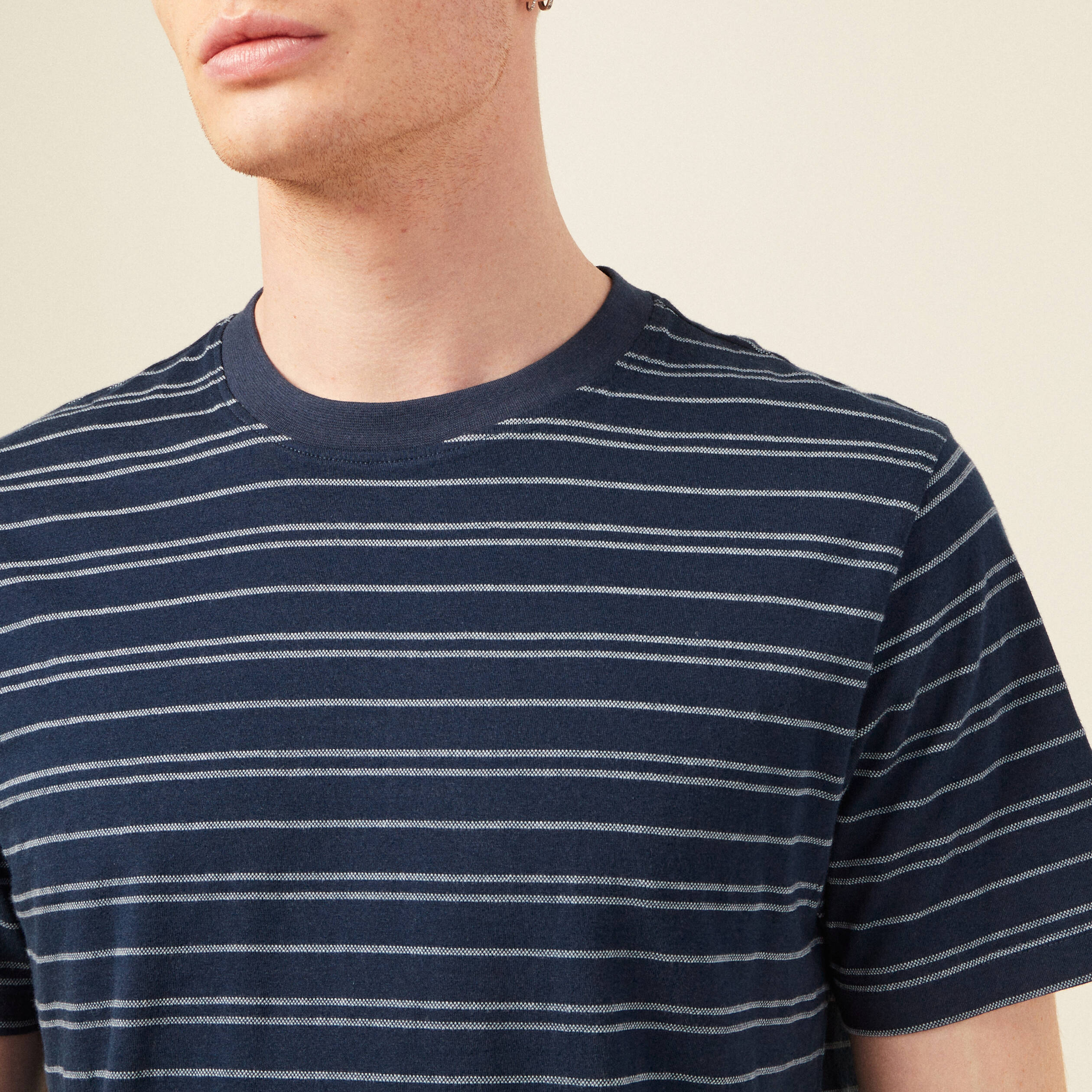 t shirt eco responsable bleu marine homme T-shirt éco-responsable bleu marine homme