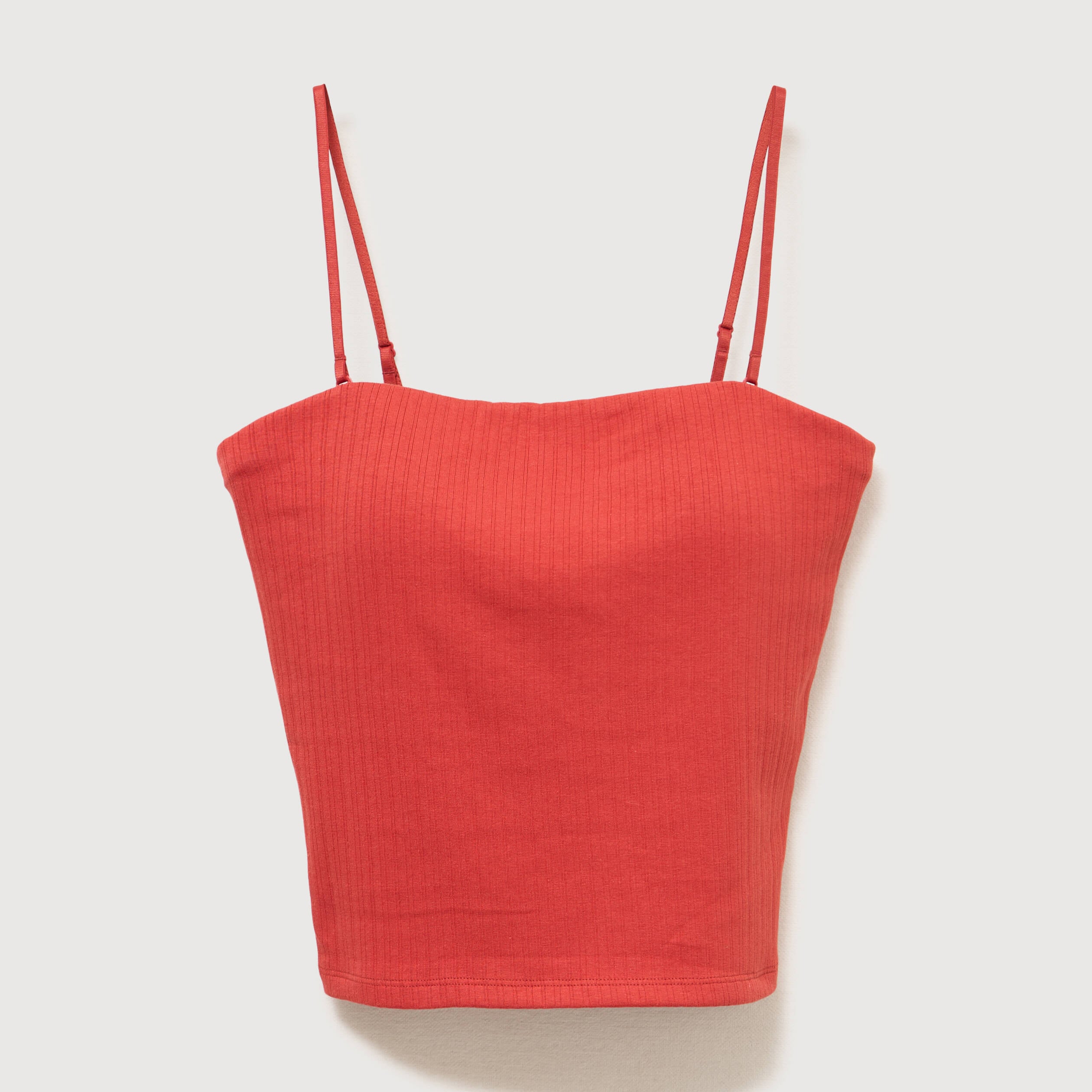 D&eacute;bardeur 2 en 1 avec brassi&egrave;re int&eacute;gr&eacute;e orange fonc&eacute; femme