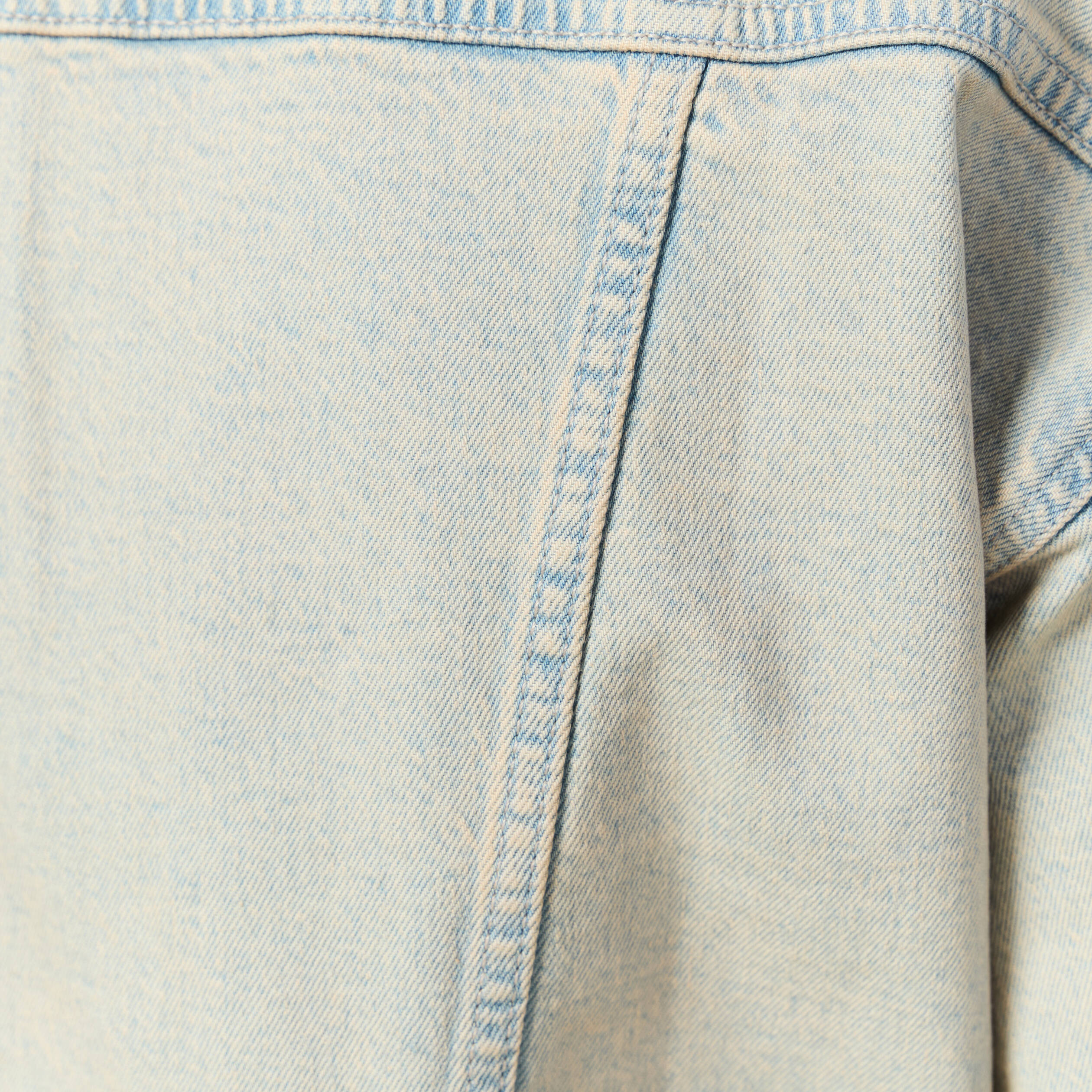 Veste oversize en jean bleu ciel femme