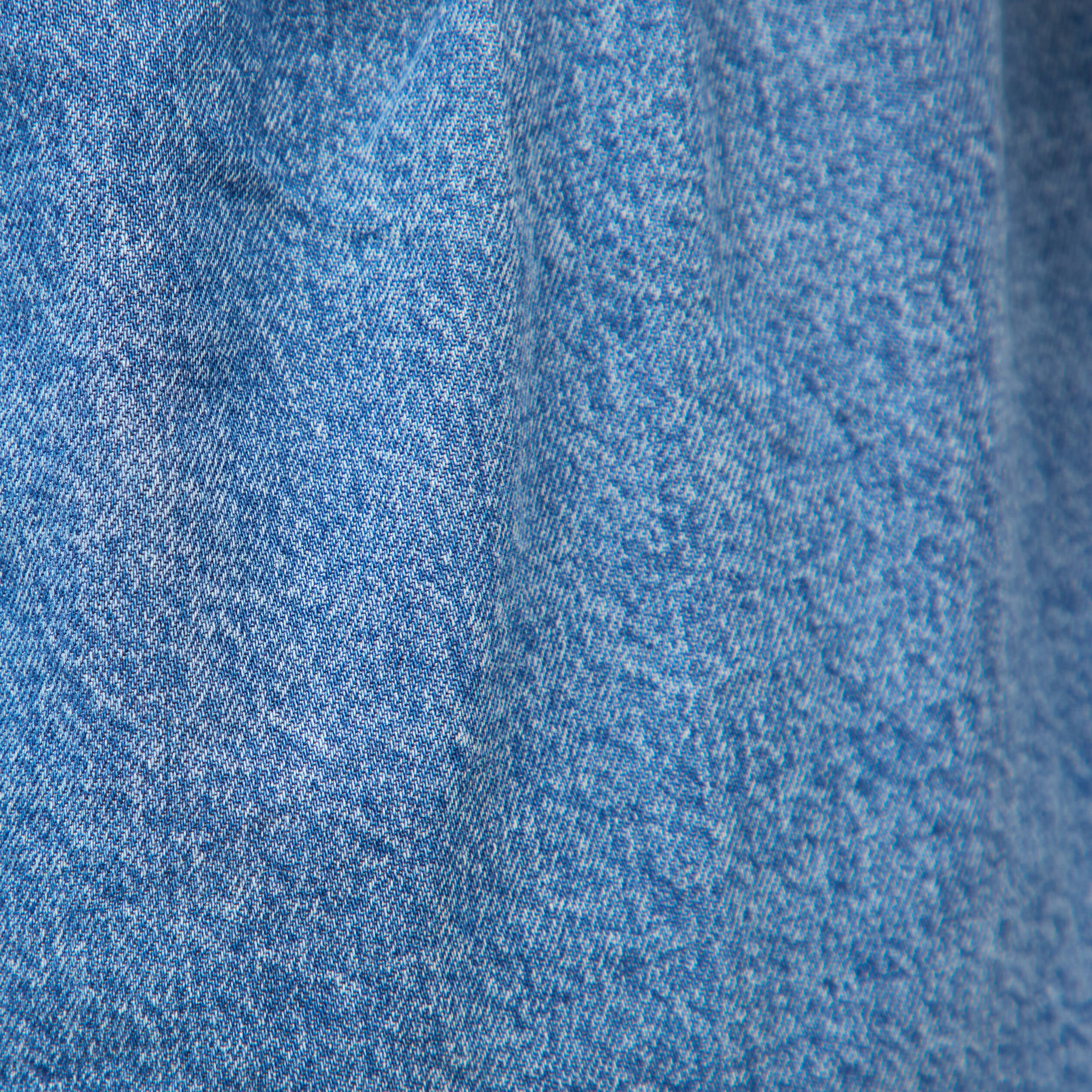 Robe bretelle en jeans col rond denim used femme