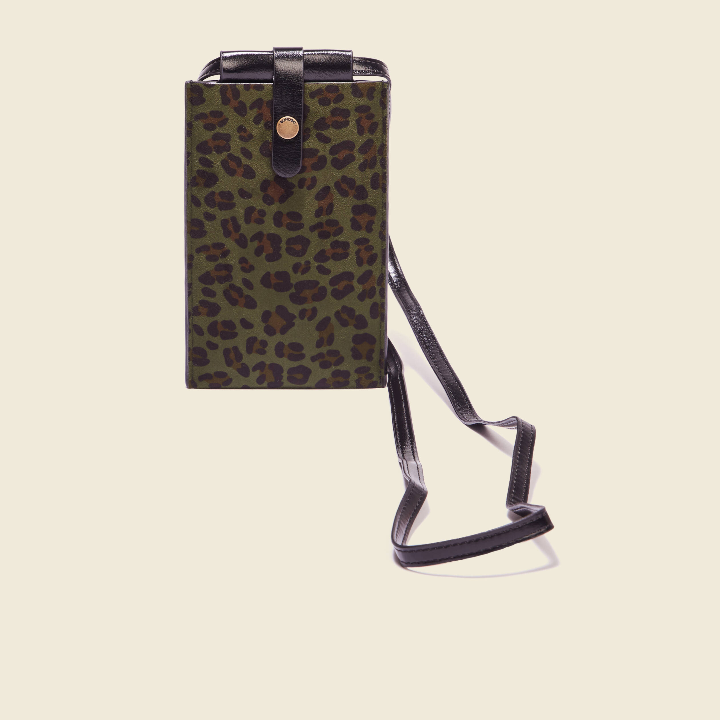Sacoche de t&eacute;l&eacute;phone camel femme