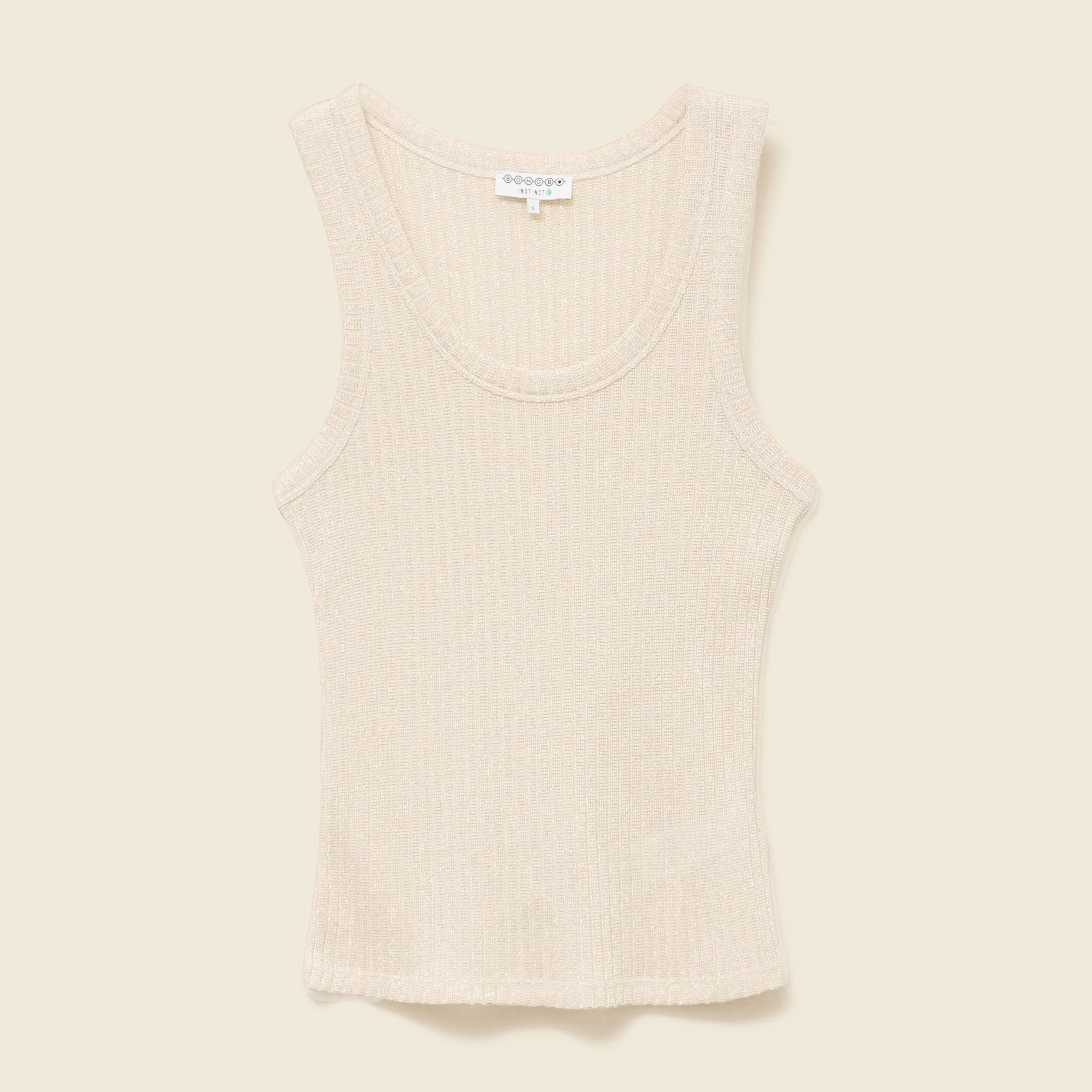 debardeur sans manches beige femme Débardeur sans manches beige femme