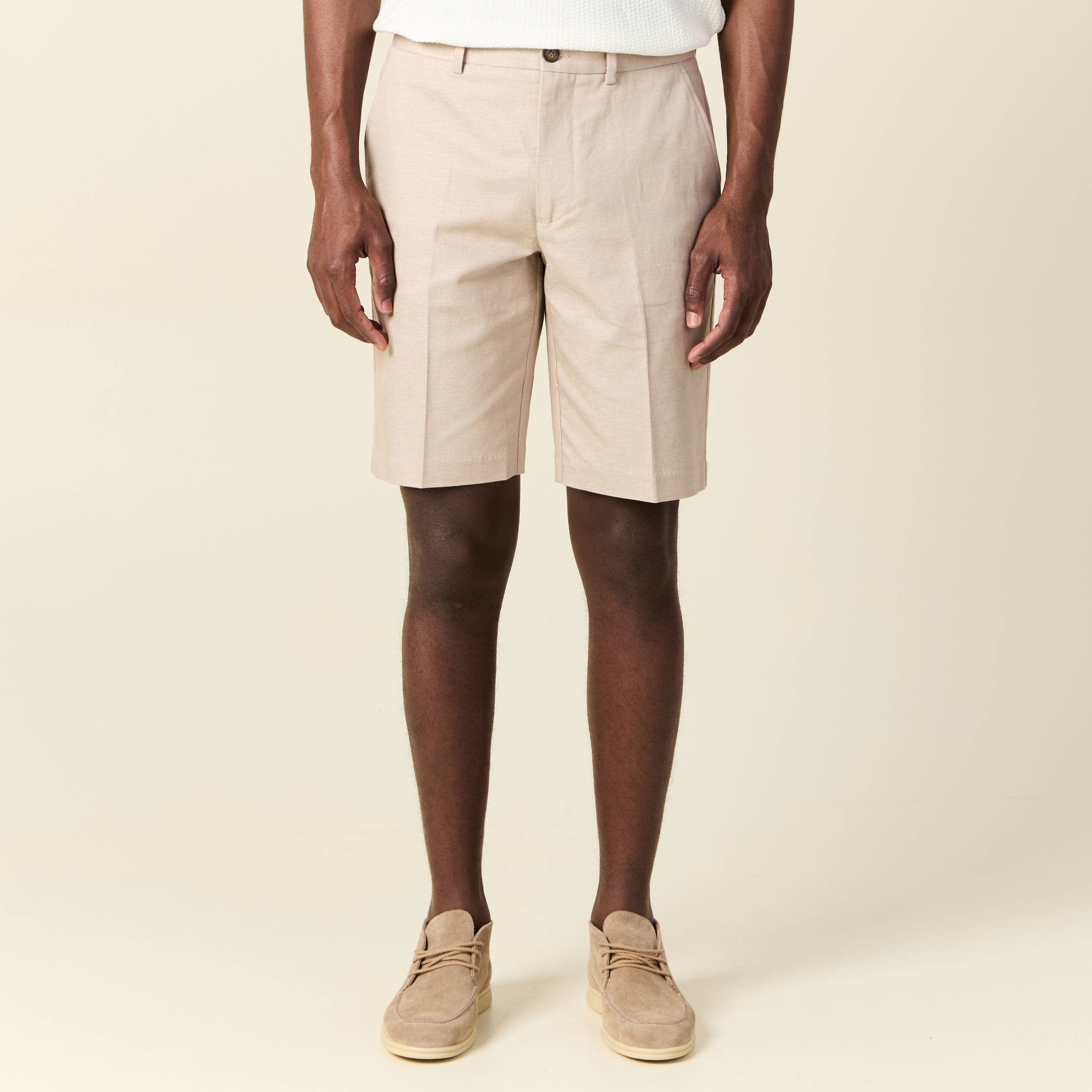 bermuda droit gris homme Bermuda droit gris homme