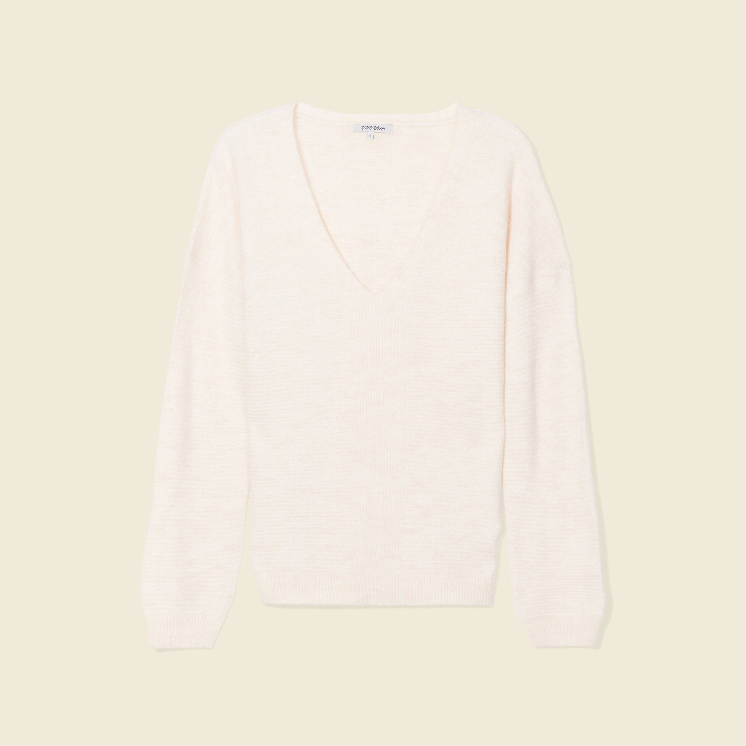 pull manches longues ecru femme Pull manches longues ecru femme