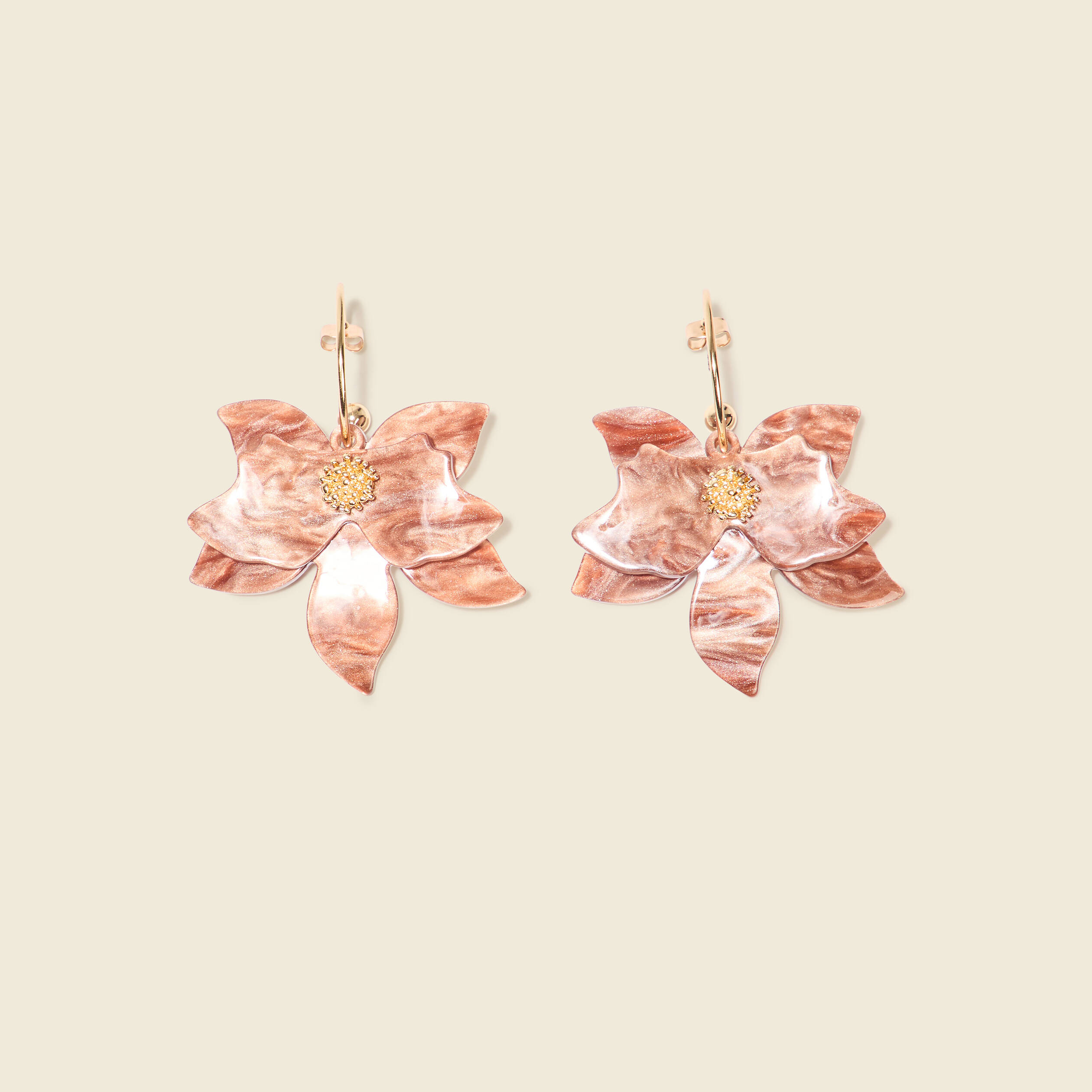 boucles doreilles pendantes marron fonce femme Boucles d'oreilles pendantes marron foncé femme