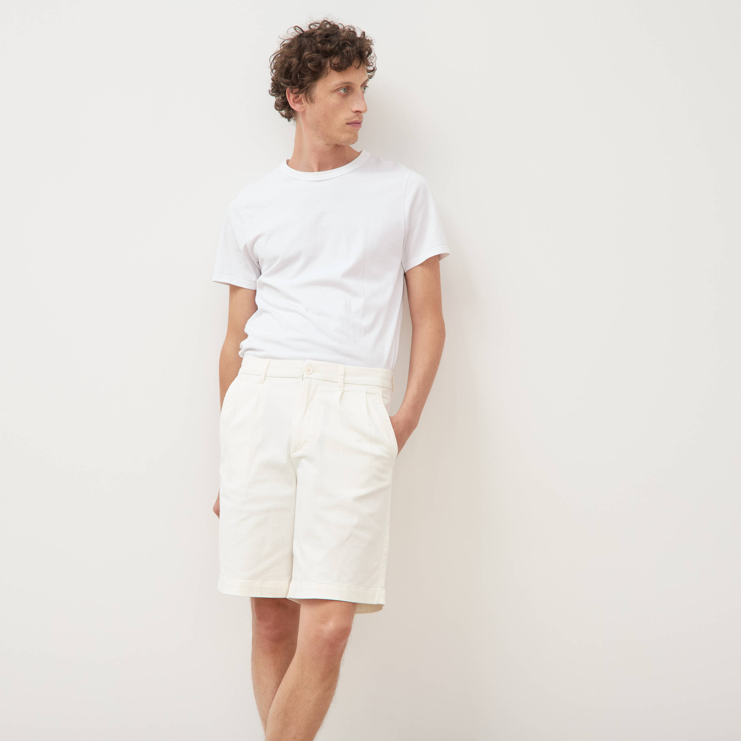 Bermuda ecru homme