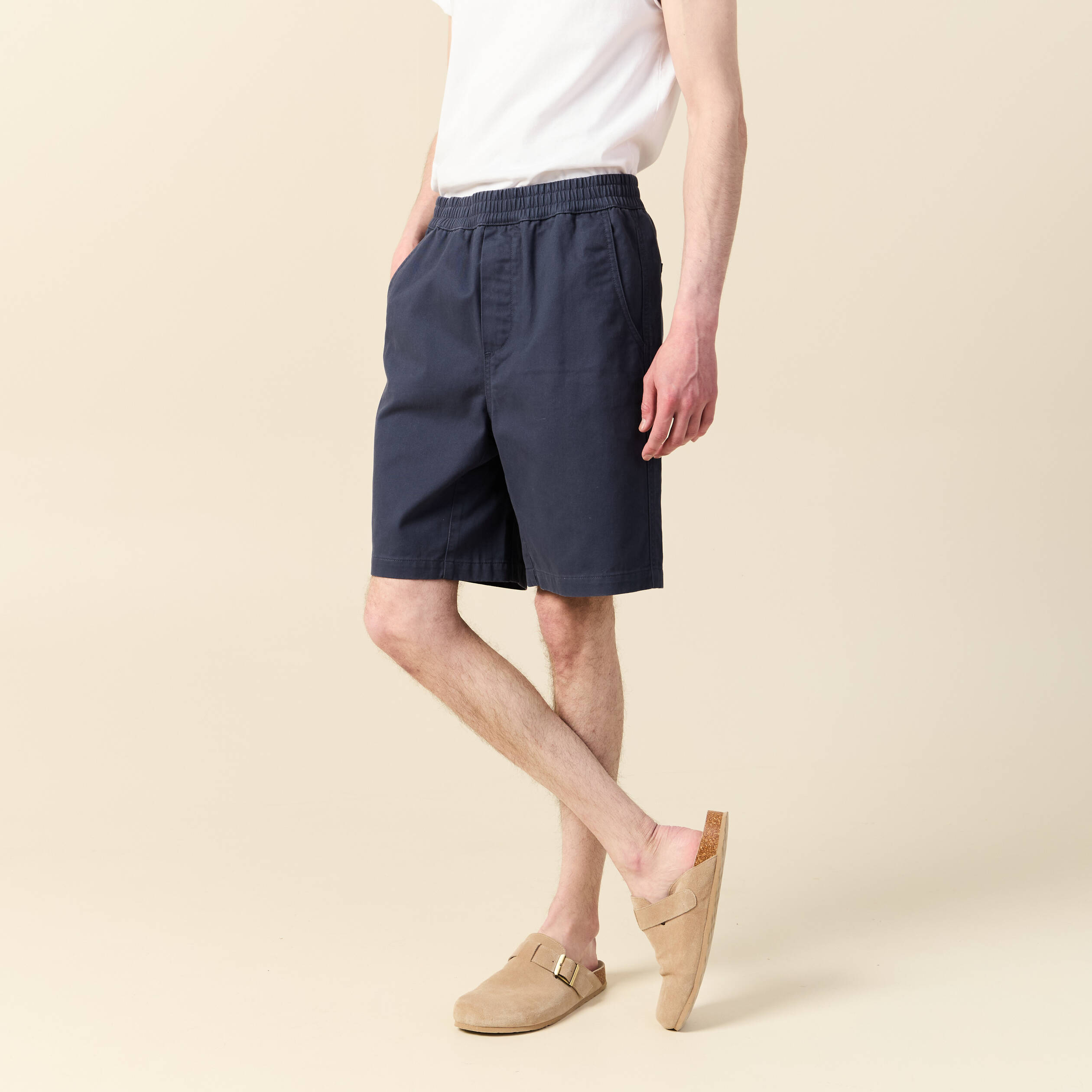 bermuda droit bleu marine homme Bermuda droit bleu marine homme