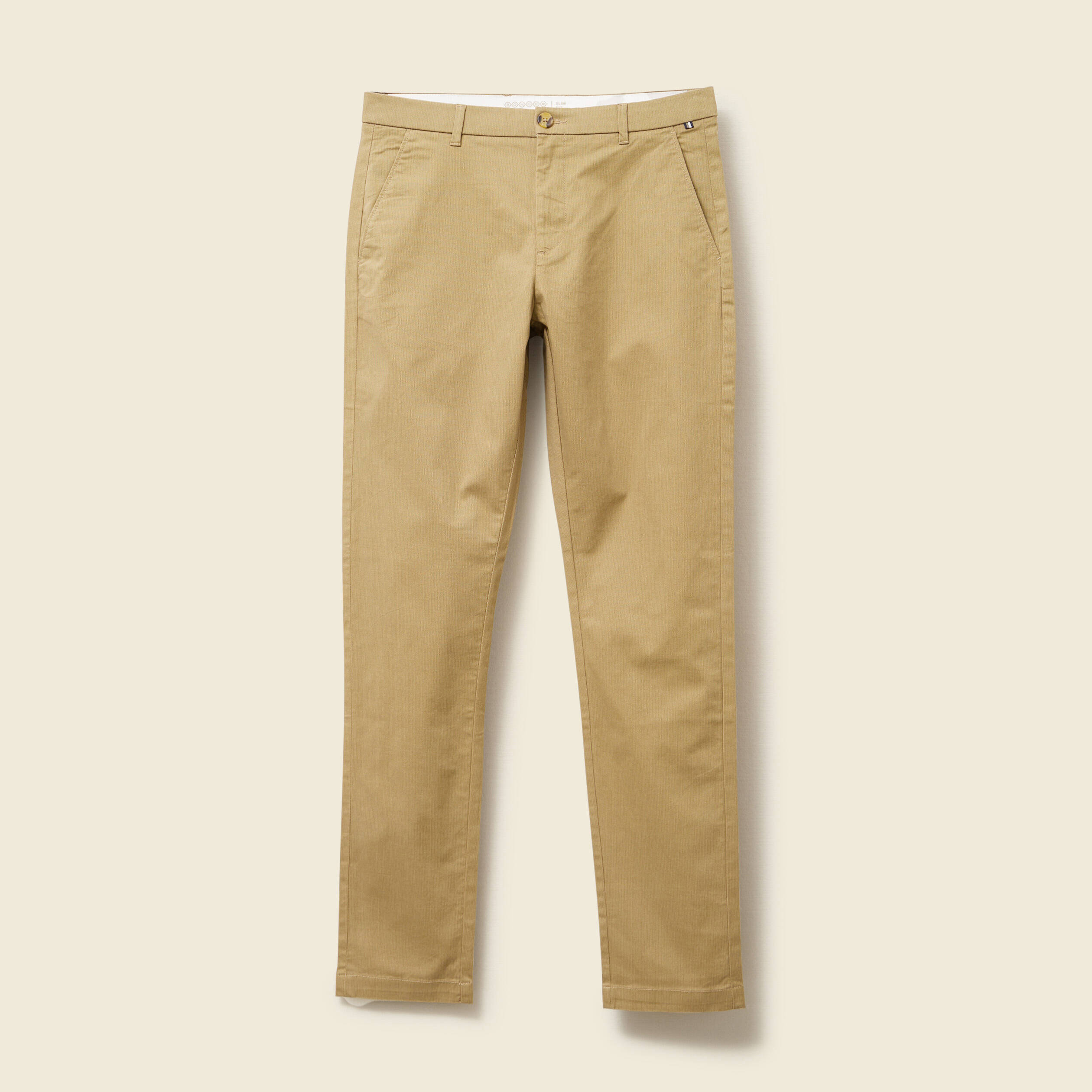 pantalon chino slim vert kaki homme Pantalon chino slim vert kaki homme