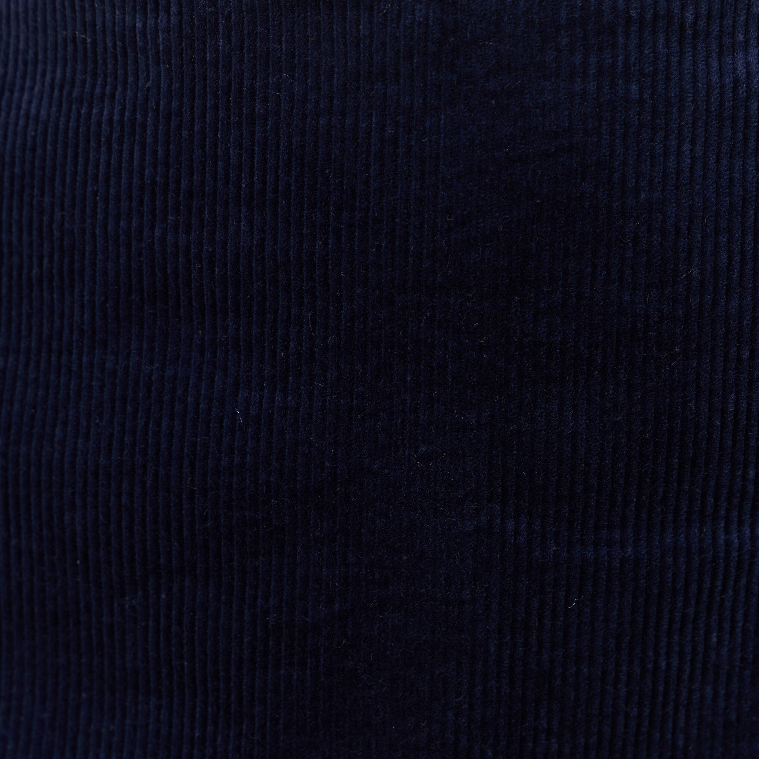 Jupe-short taille haute en velours bleu marine femme