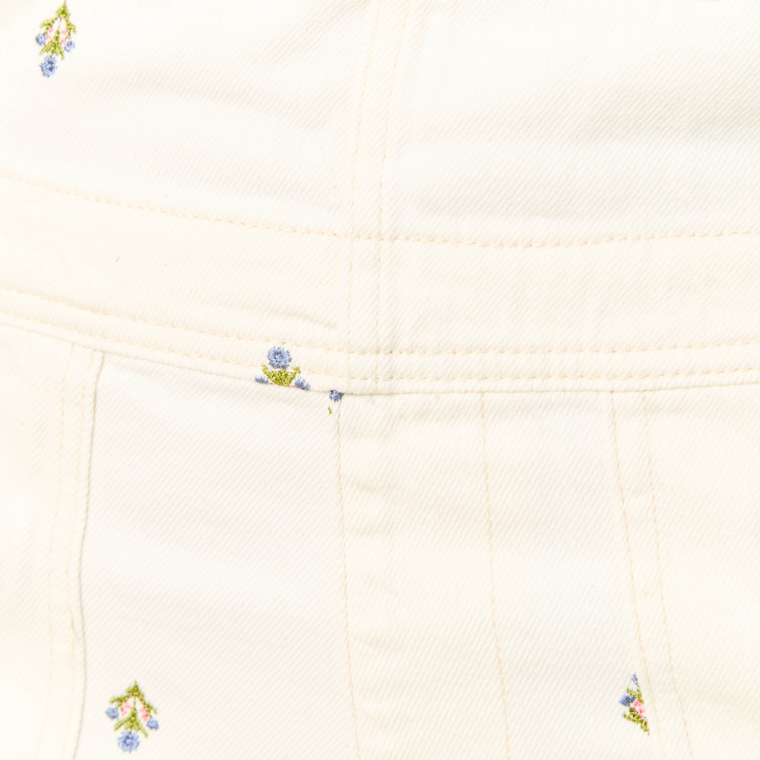 Salopette en jeans &agrave; fines bretelles denim blanc femme