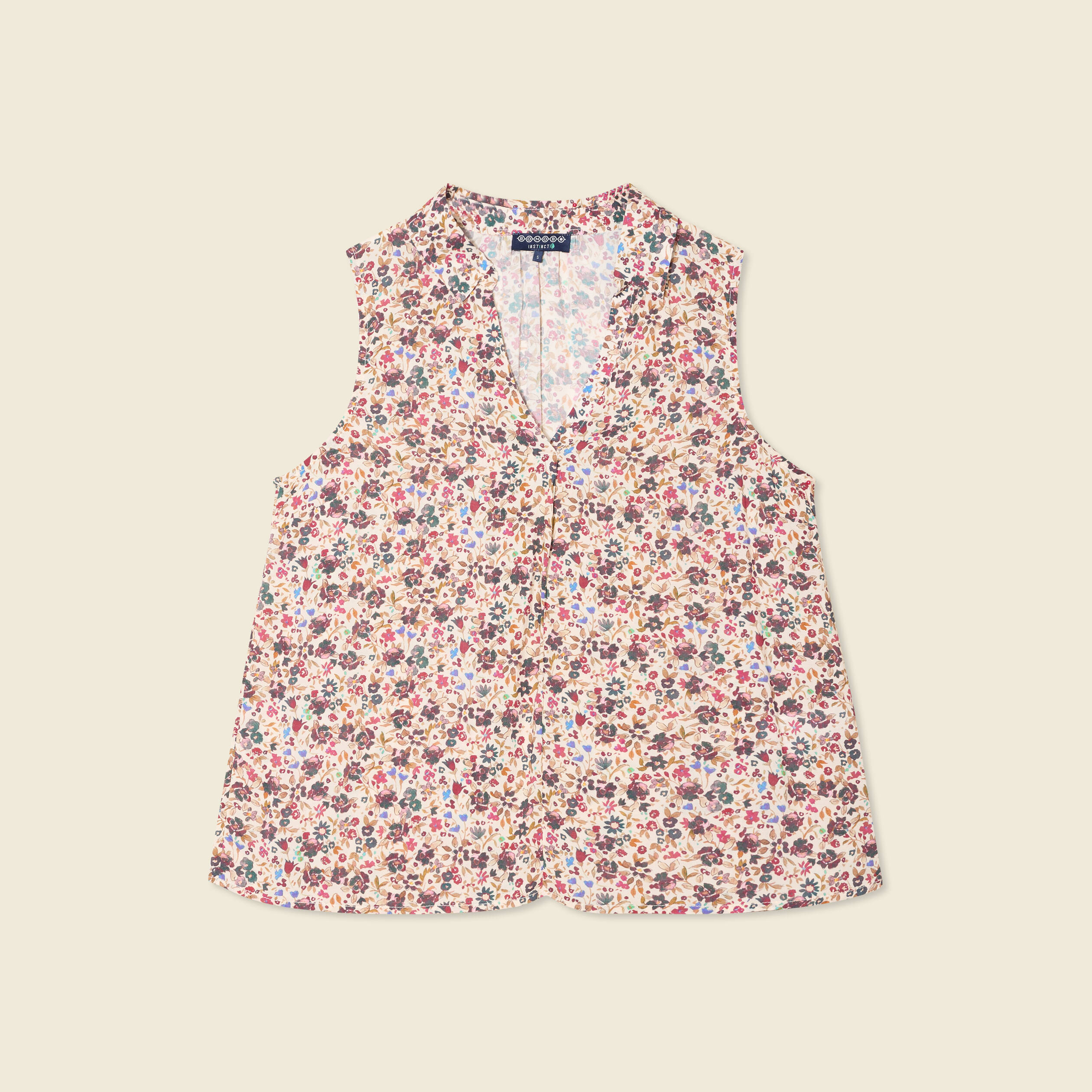 blouse sans manches creme femme Blouse sans manches creme femme