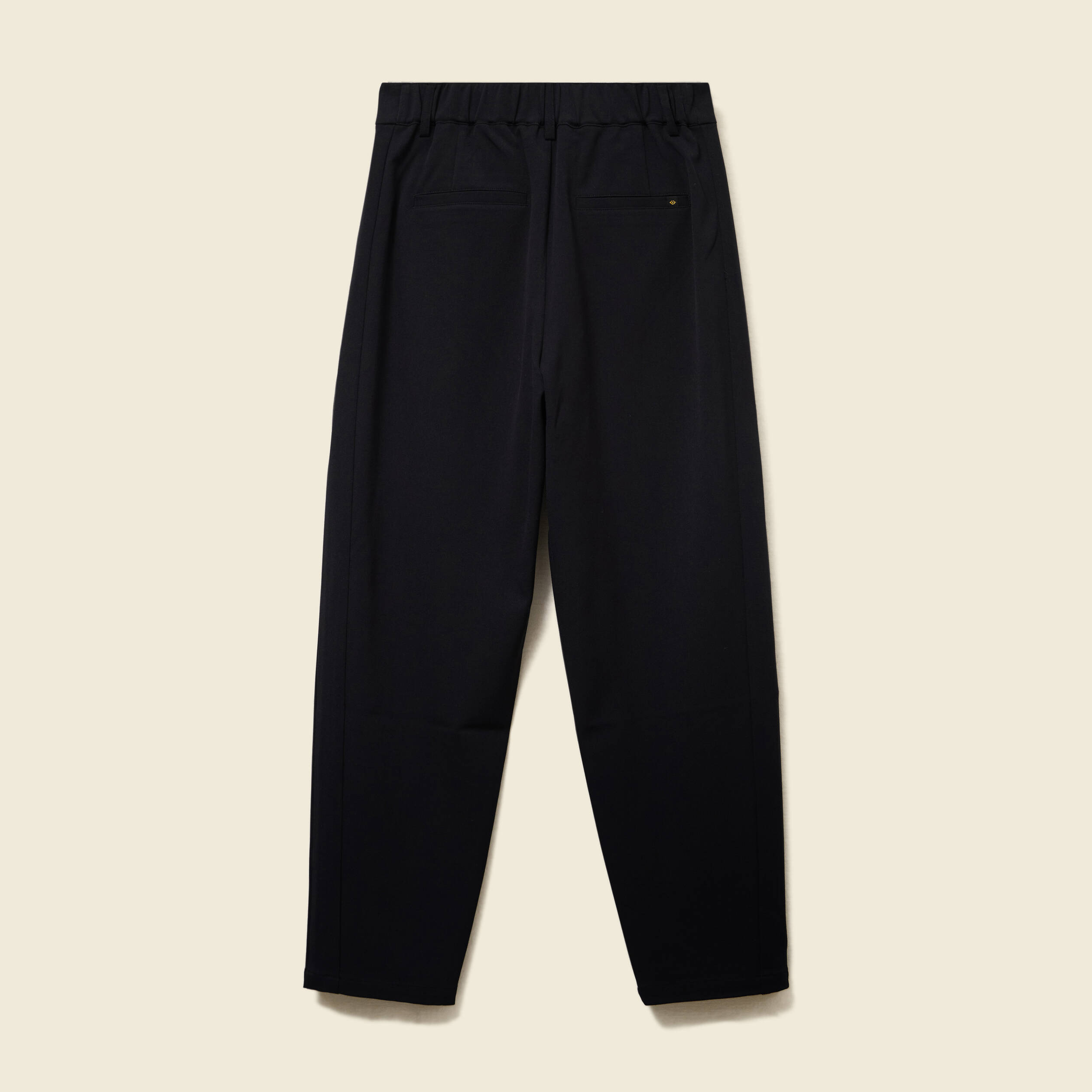 Pantalon slouchy taille haute 7/8&egrave;me noir femme