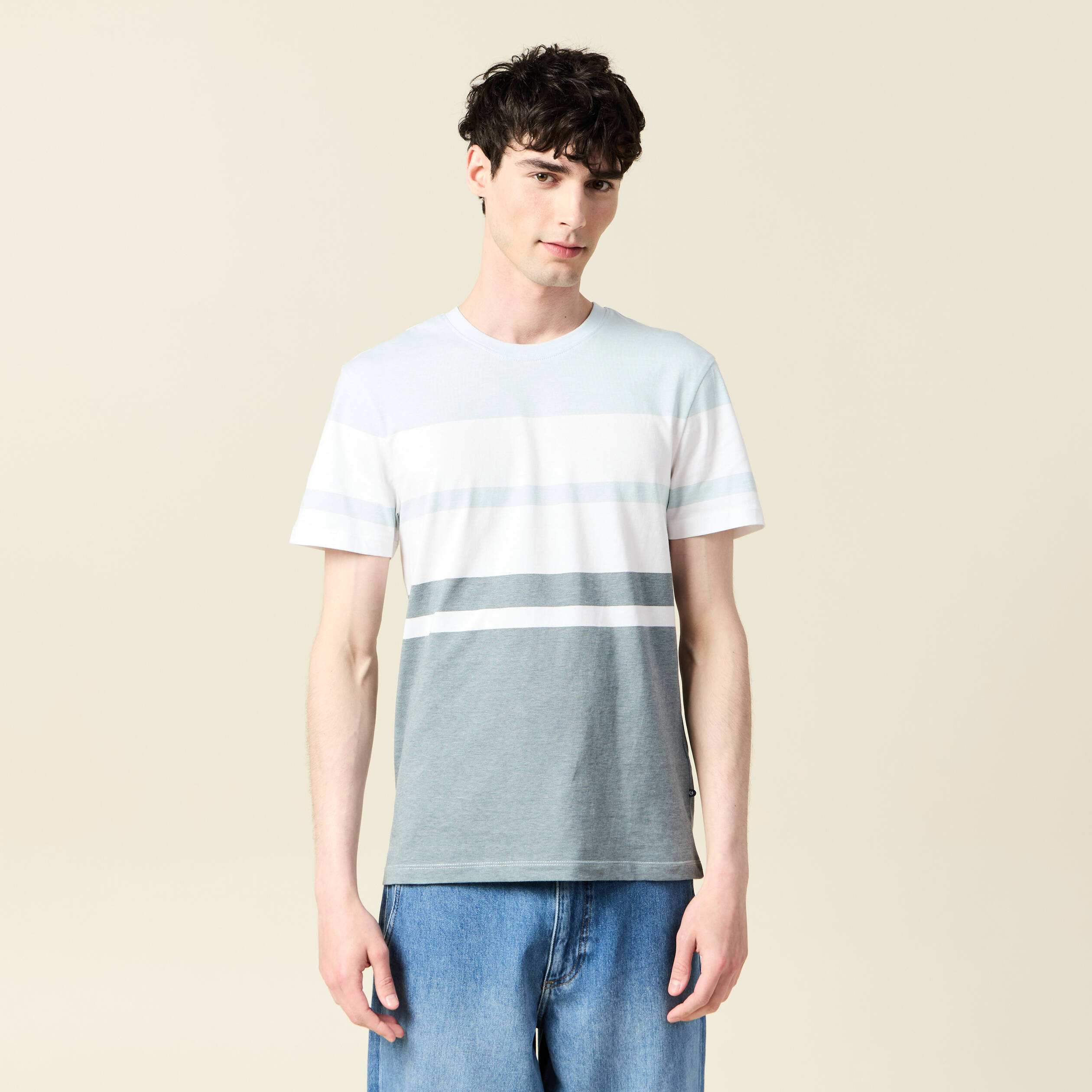t shirt manches courtes vert homme T-shirt manches courtes vert homme