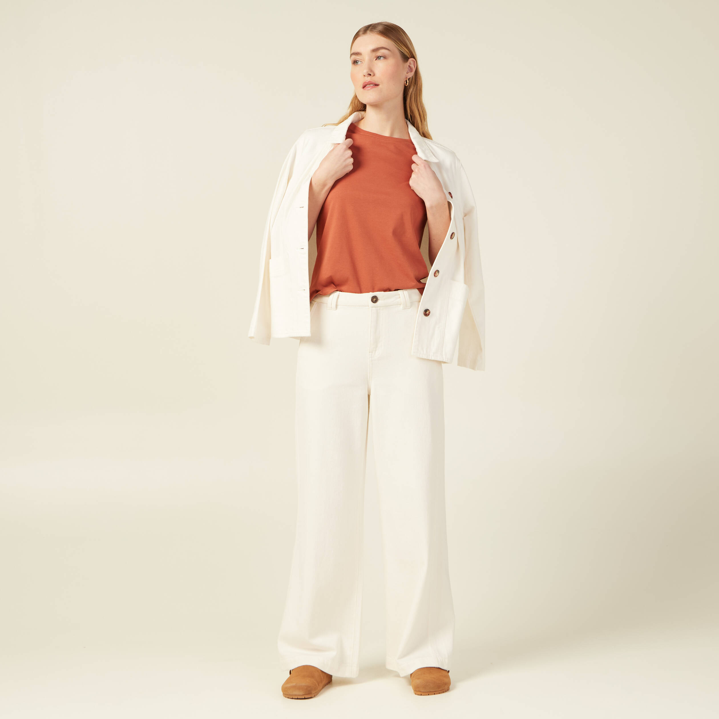 t shirt manches courtes orange femme T-shirt manches courtes orange femme