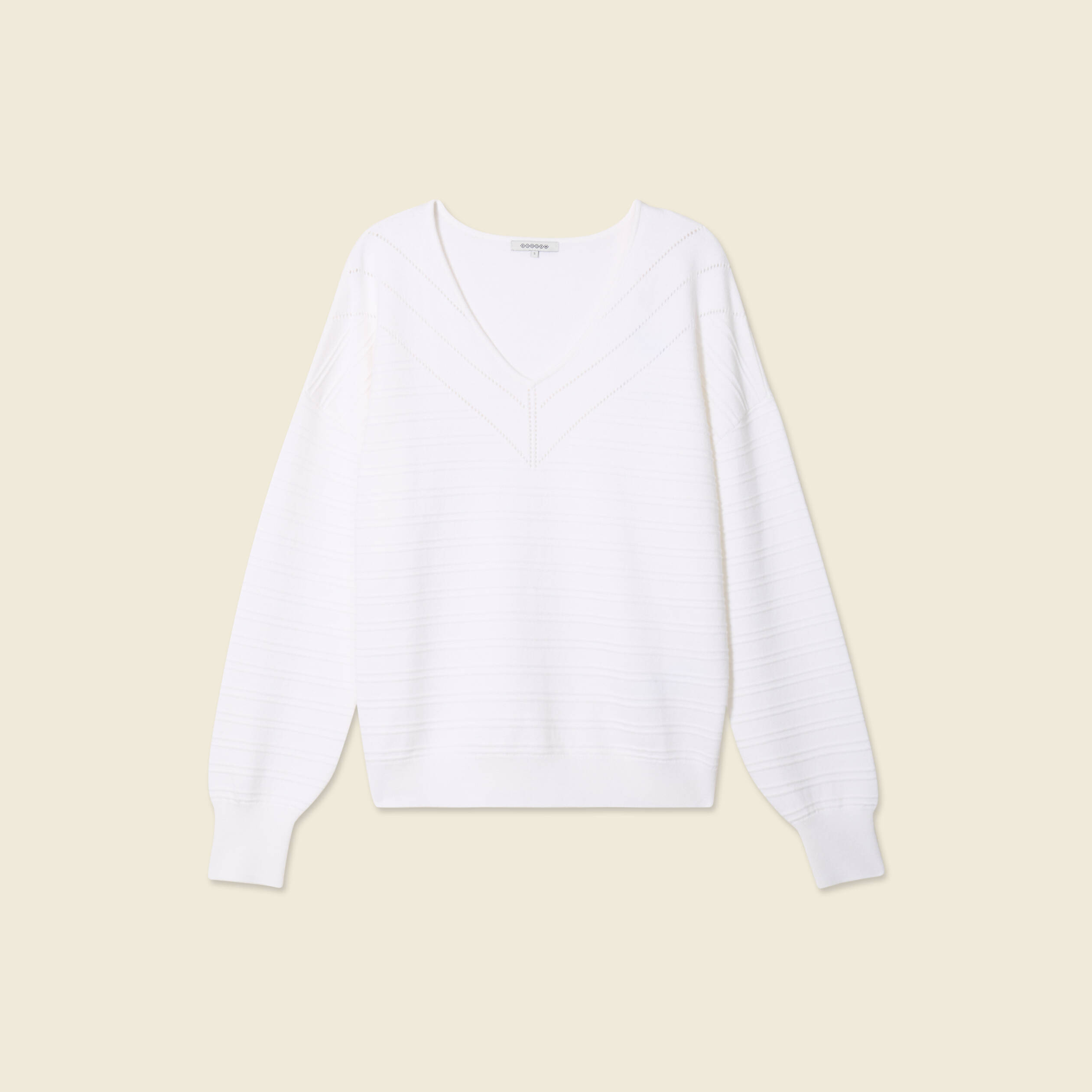 pull manches longues blanc femme Pull manches longues blanc femme