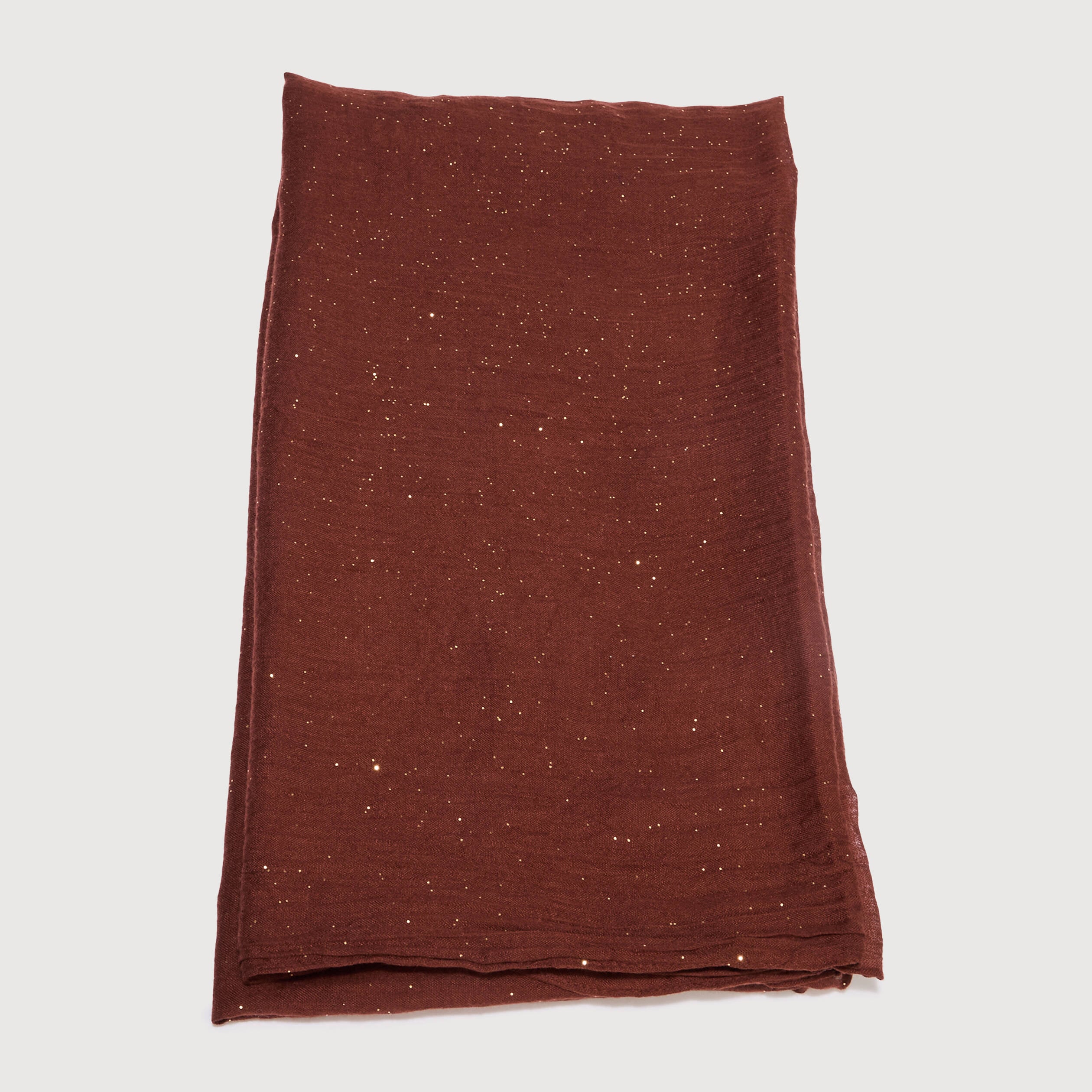 Foulard marron cognac femme