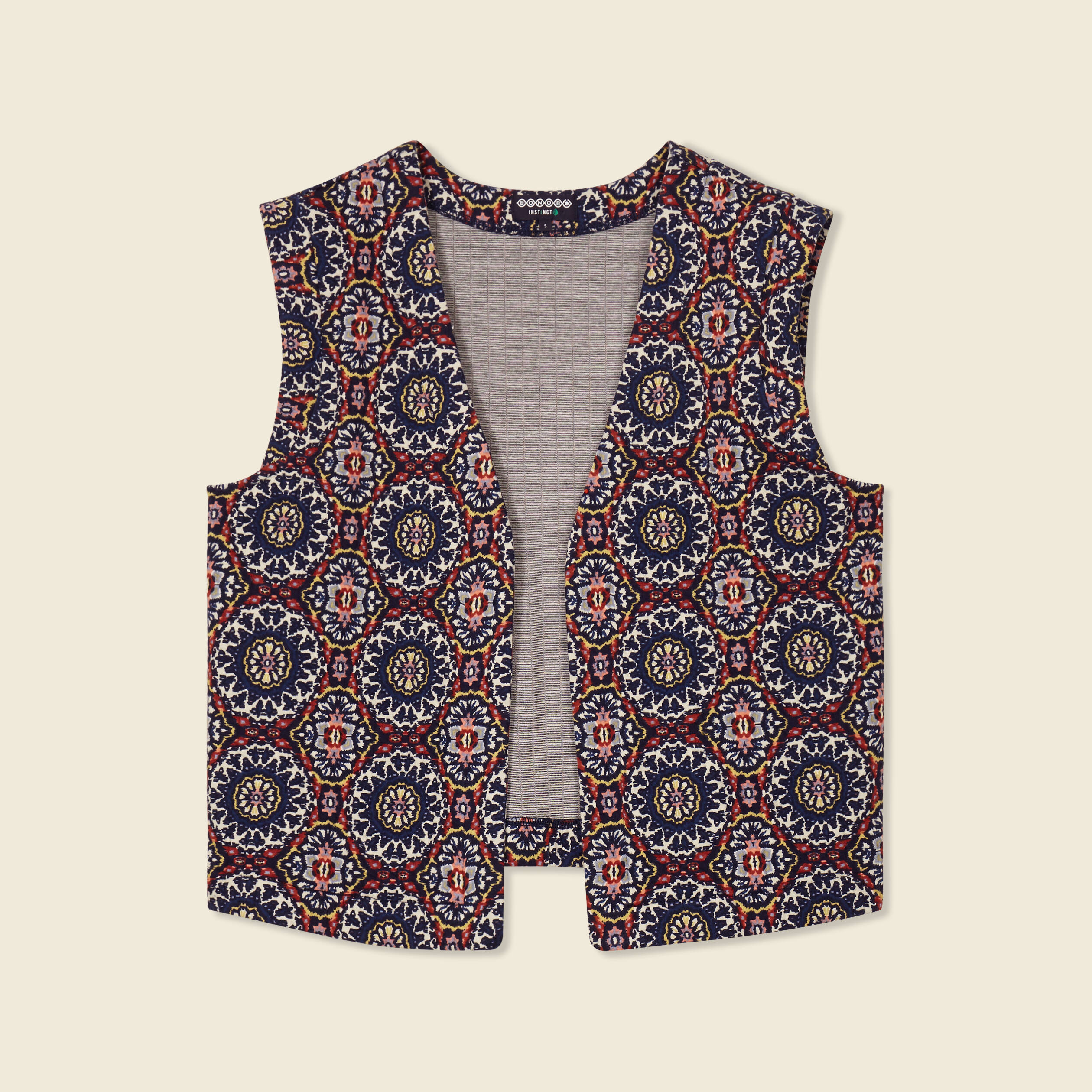 gilet eco responsable bleu marine femme Gilet éco-responsable bleu marine femme