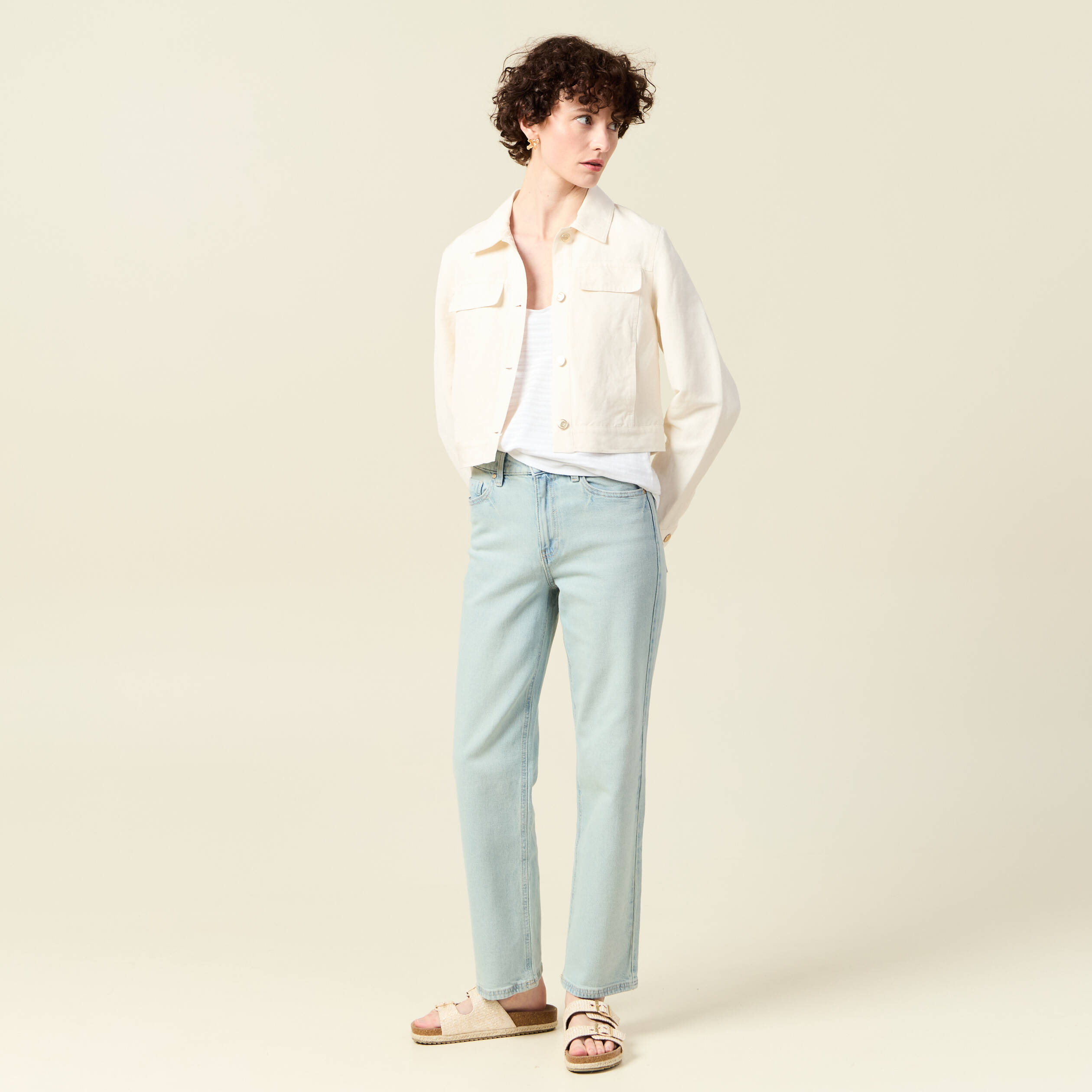 debardeur sans manches blanc femme Débardeur sans manches blanc femme