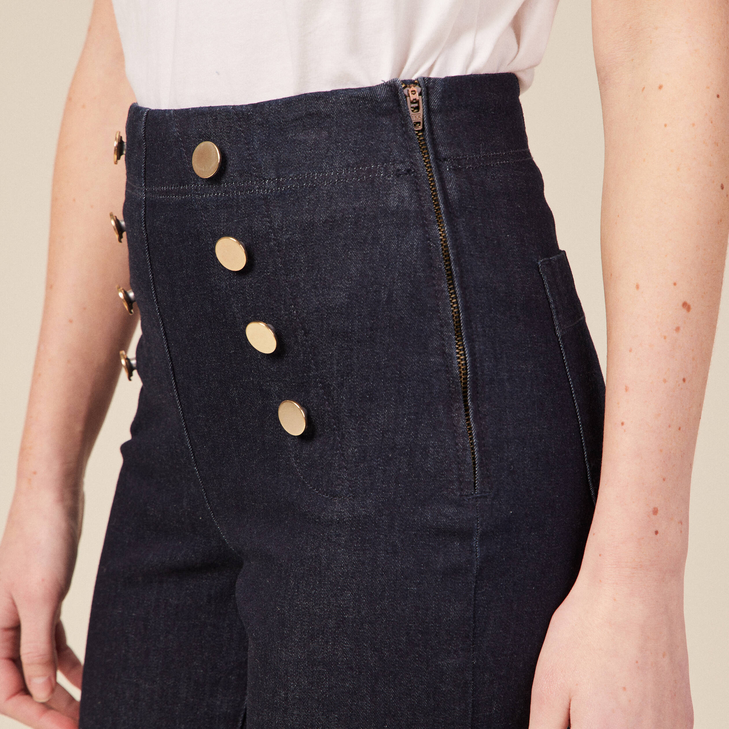 Jean flare femme pas cher hotsell