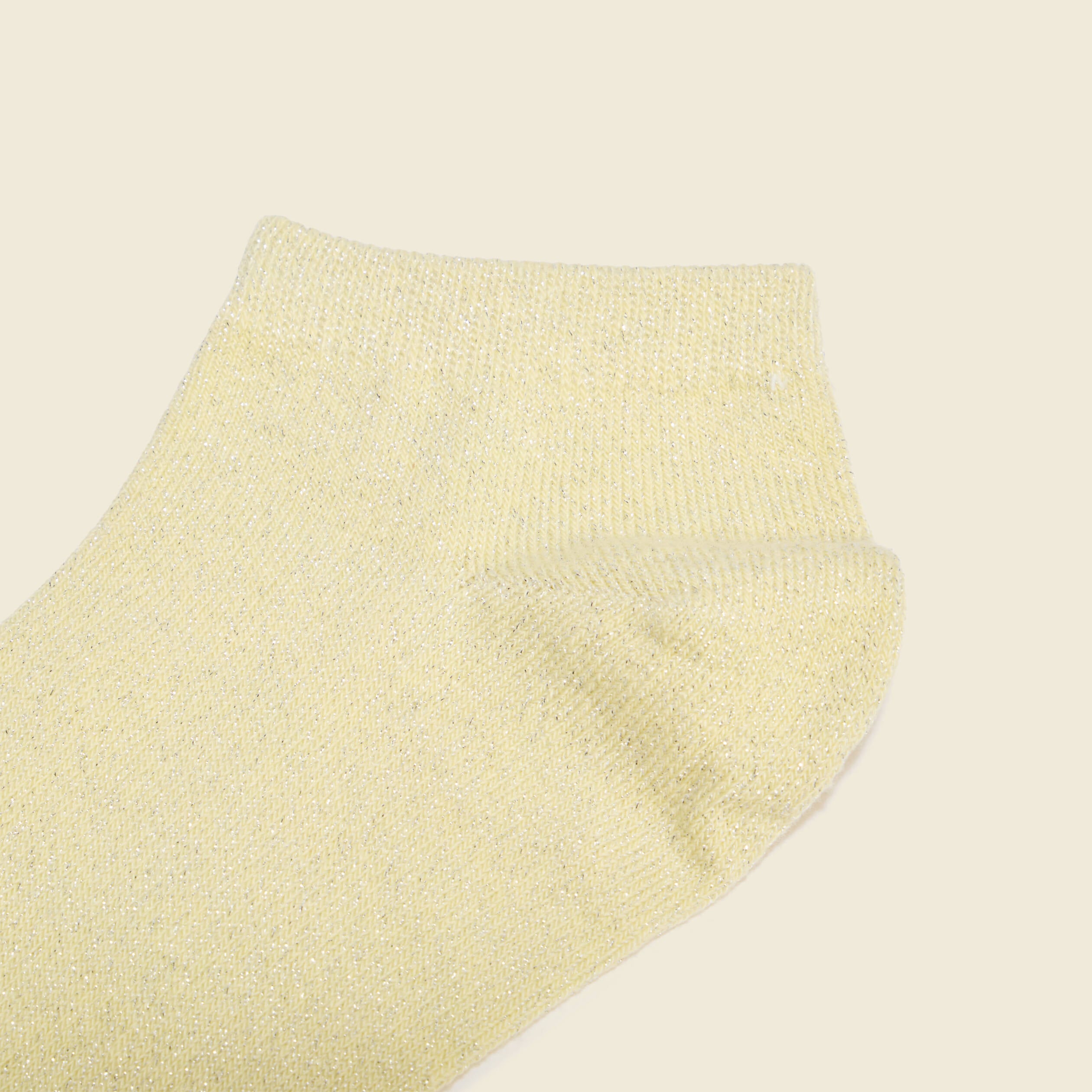 Chaussettes jaune clair femme
