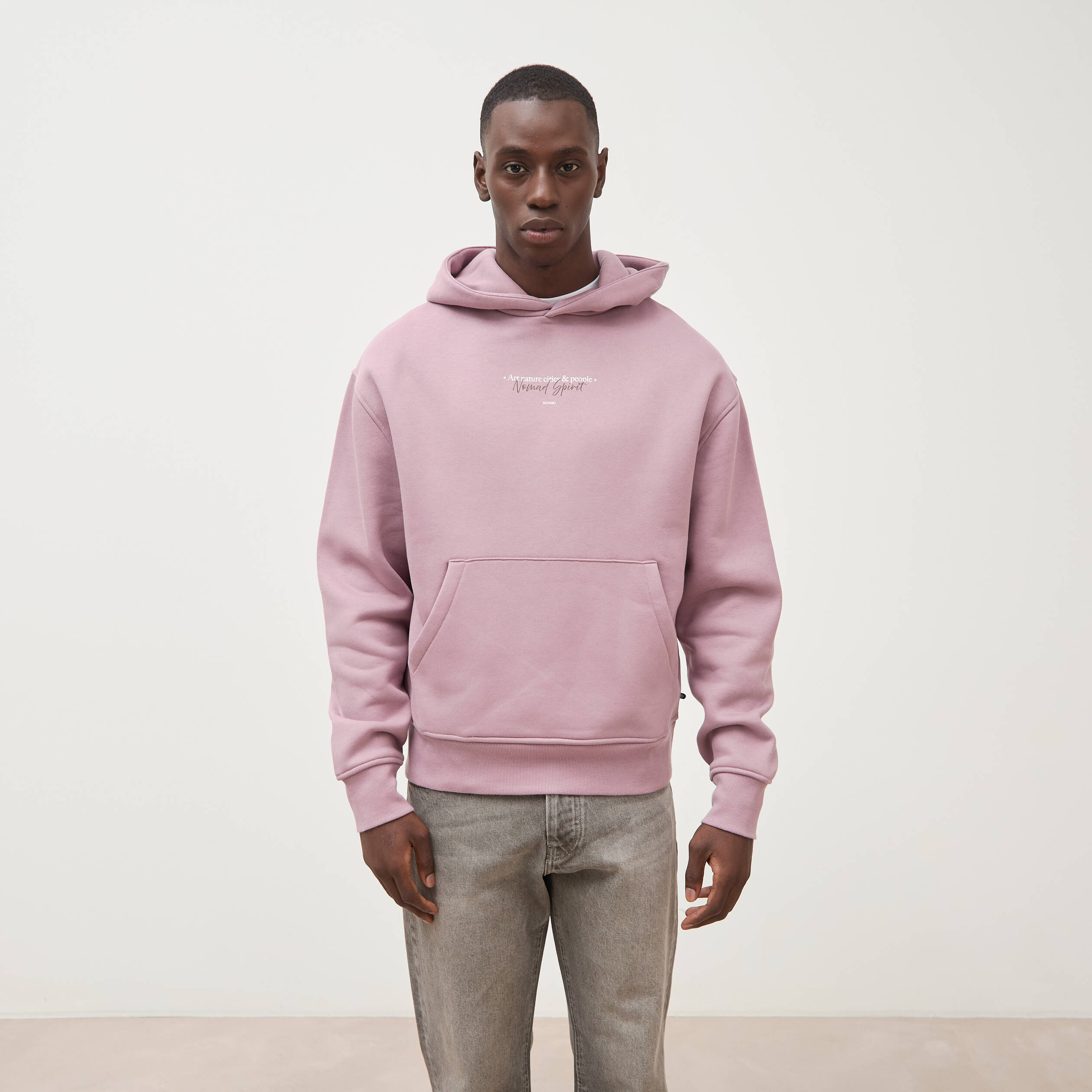 Sweat ample &agrave; capuche manches longues parme homme