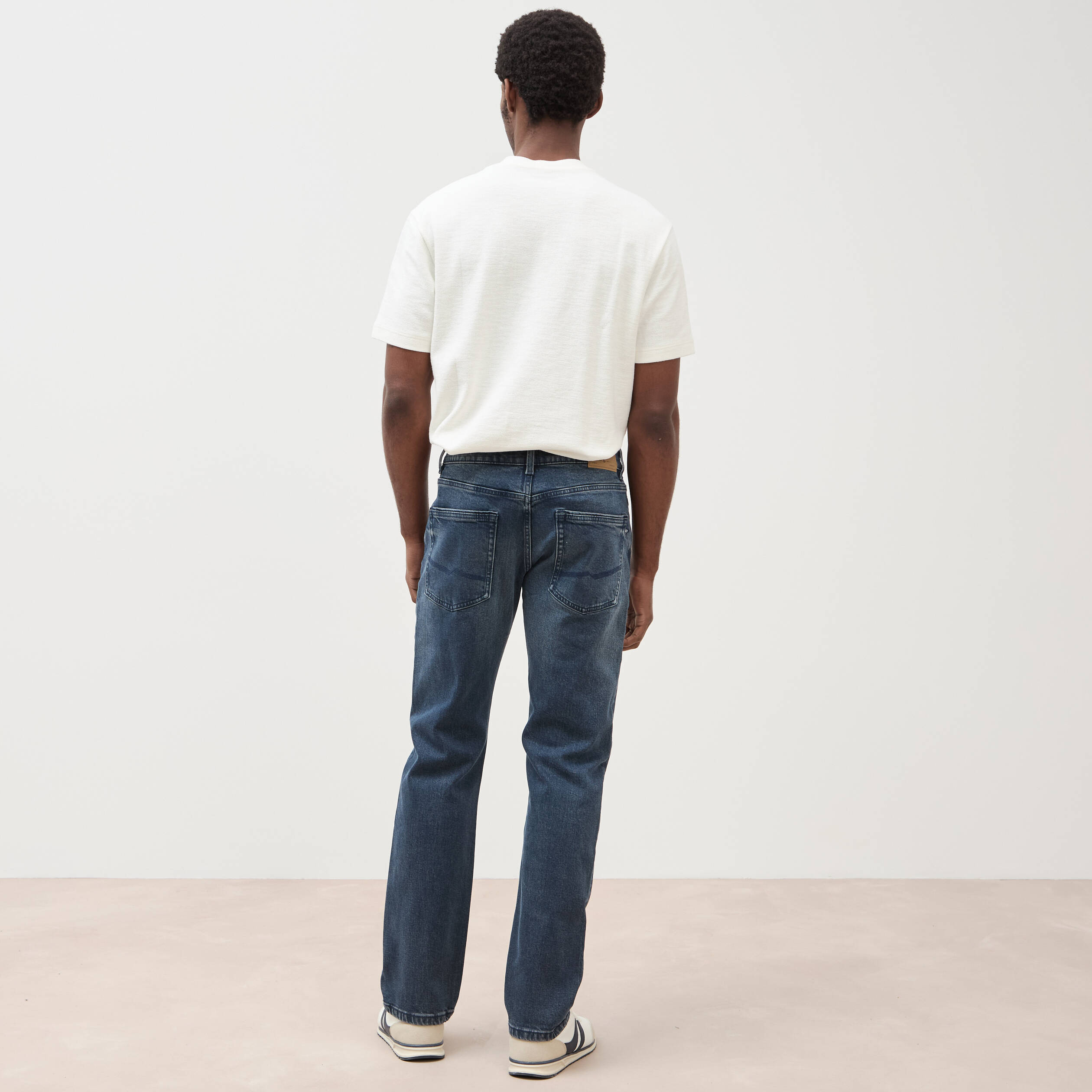 Jeans regular longueur 32 denim stone homme
