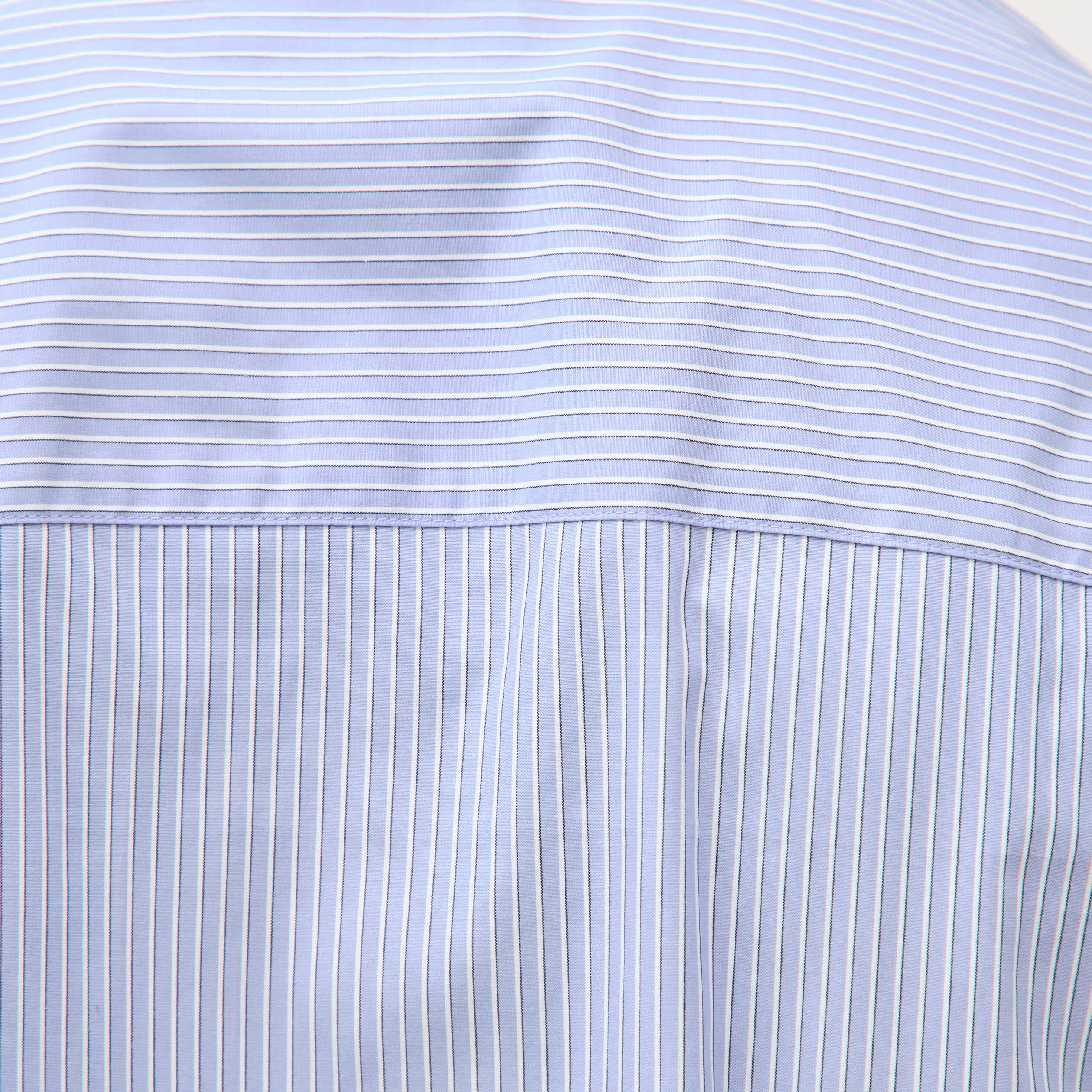 Chemise col am&eacute;ricain manches longues bleu gris homme