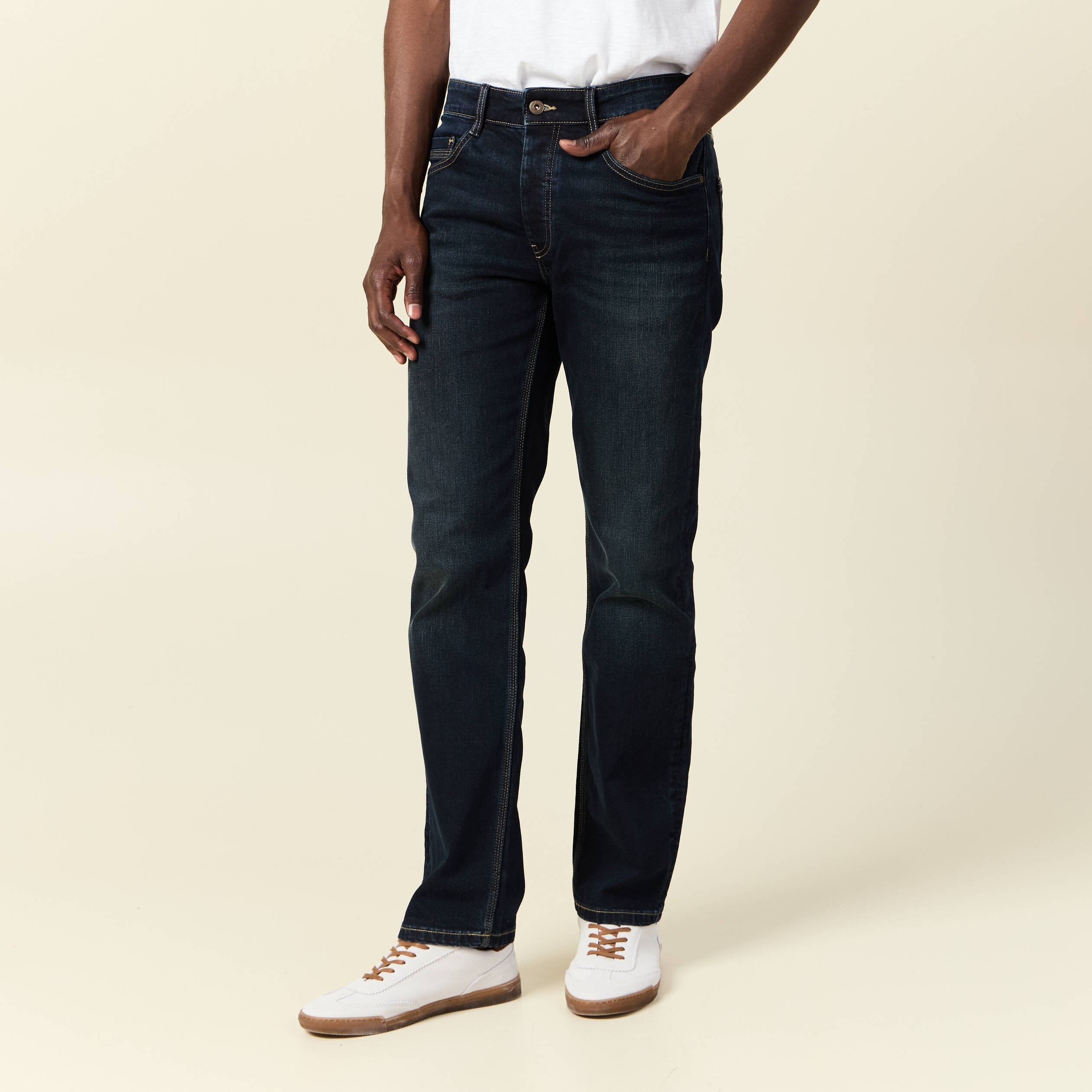 jeans regular eco responsable denim brut homme Jeans regular éco-responsable denim brut homme