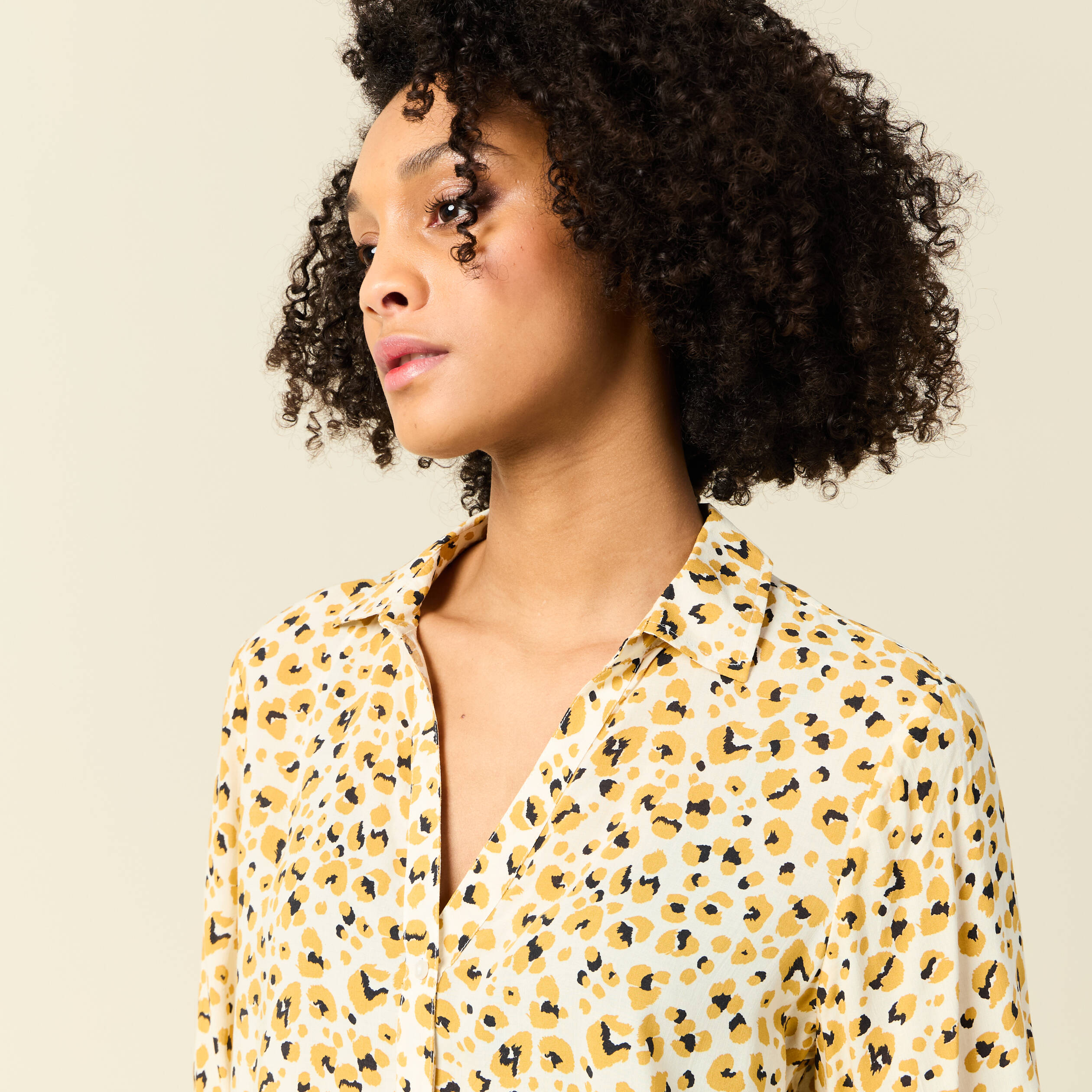 blouse manches longues beige femme Blouse manches longues beige femme