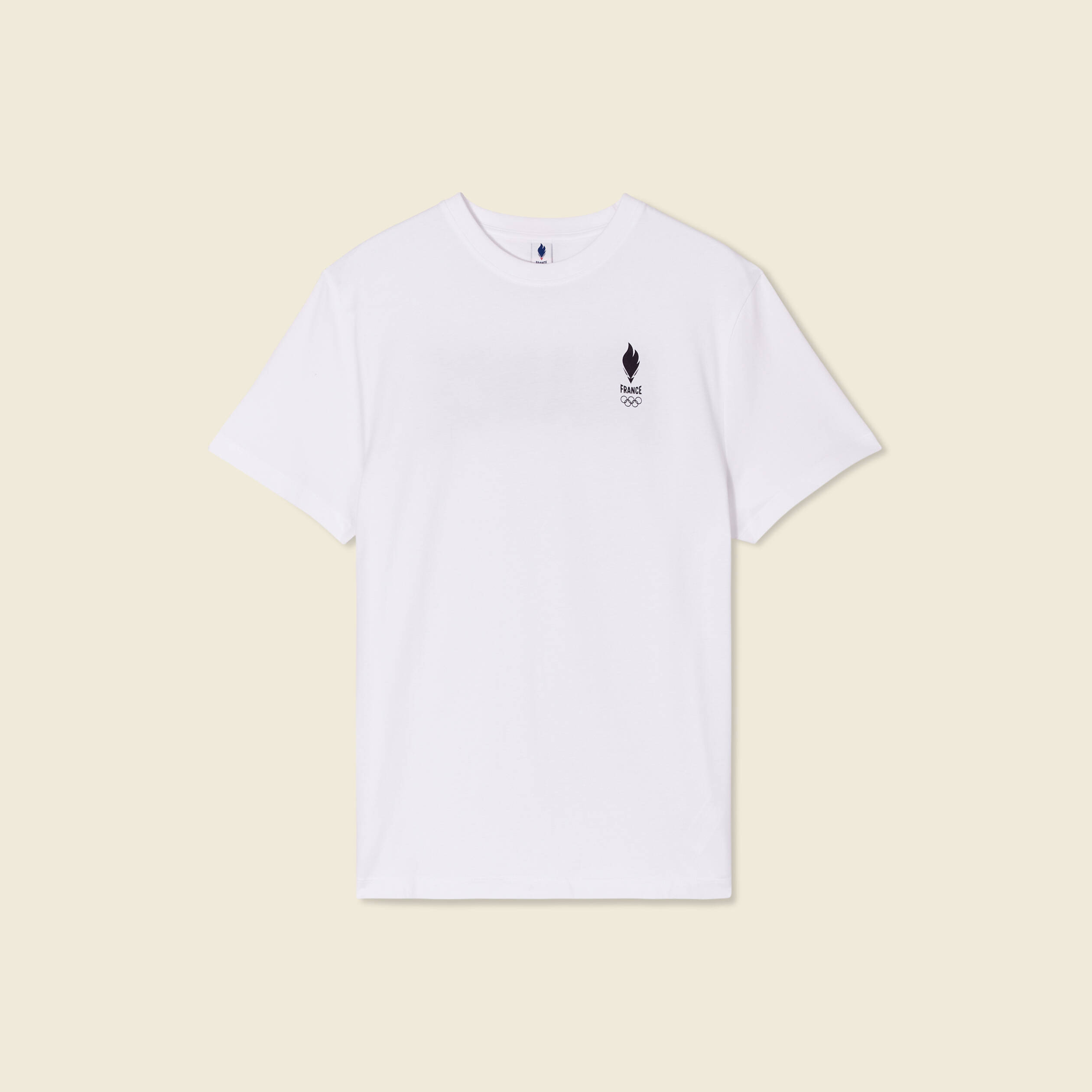 t shirt manches courtes blanc homme T-shirt manches courtes blanc homme